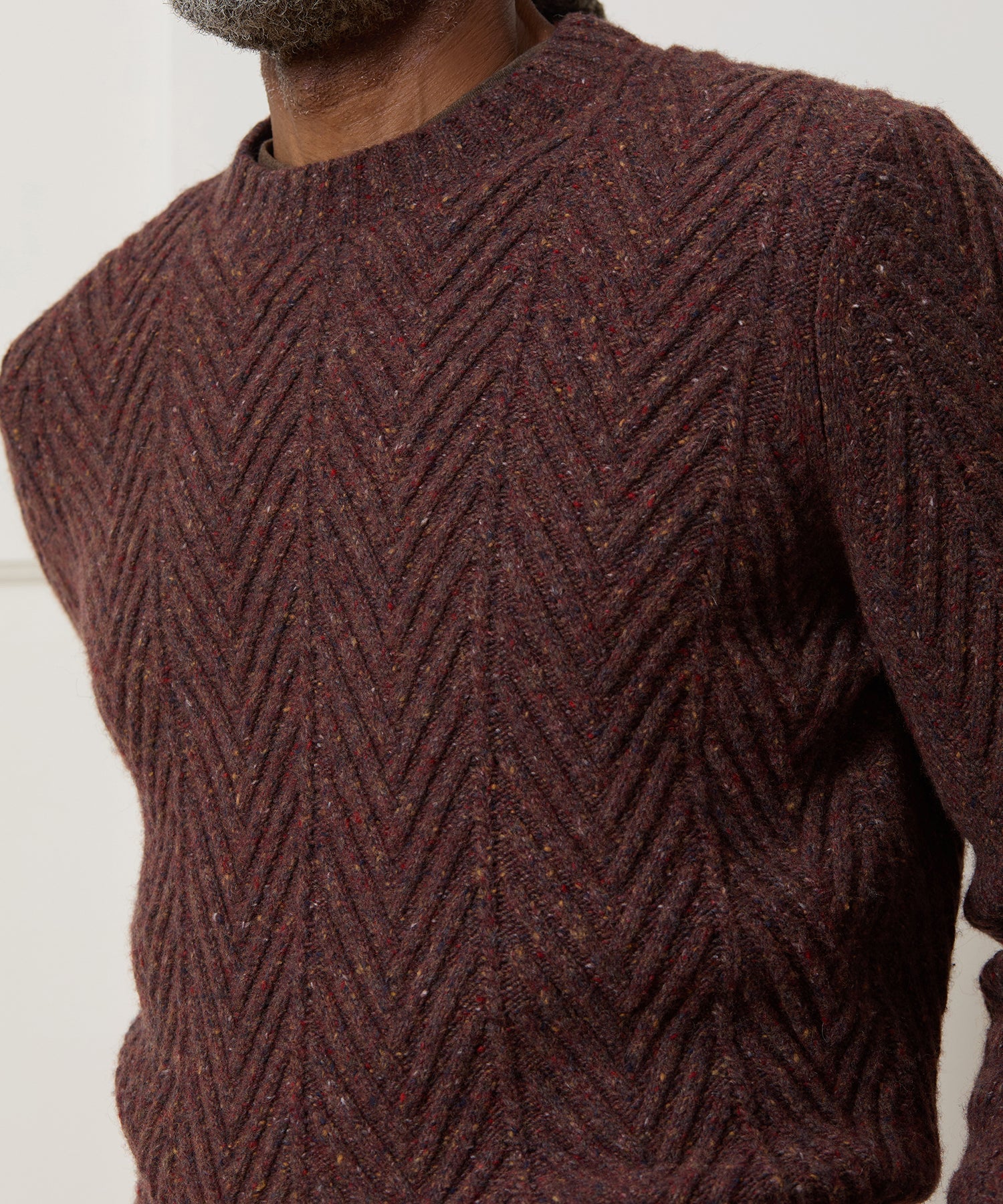 Donegal Cable Knit Sweater - Image 4