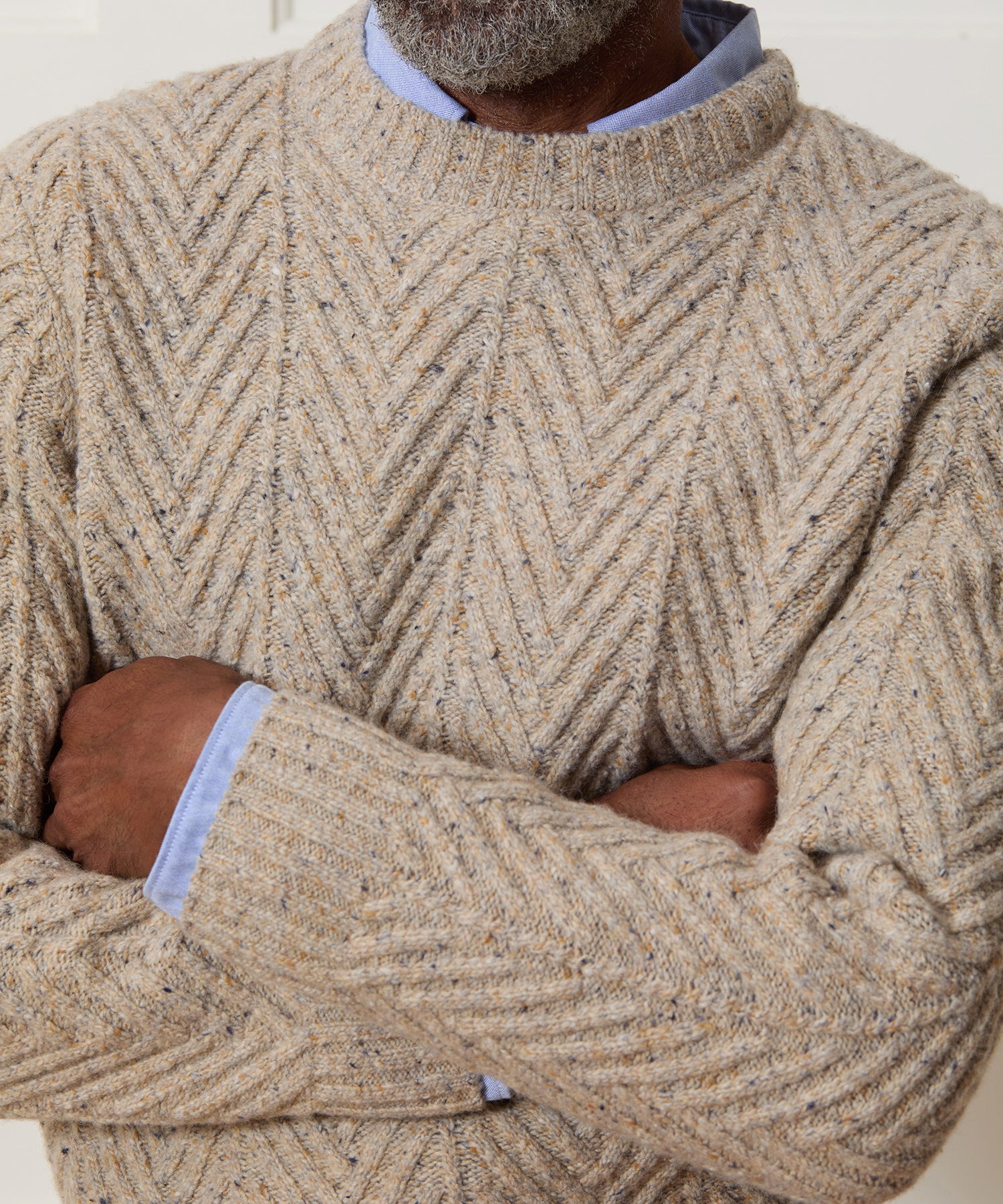 Donegal Cable Knit Sweater - Image 4