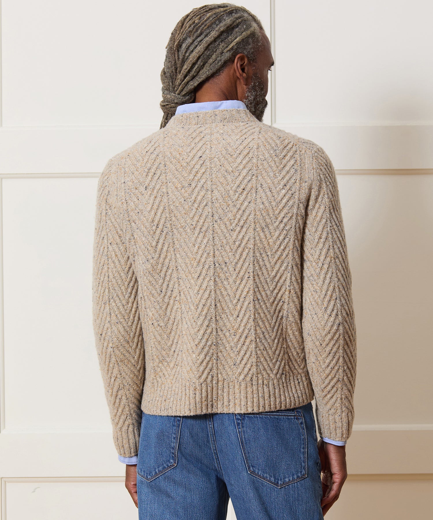 Donegal Cable Knit Sweater - Image 5