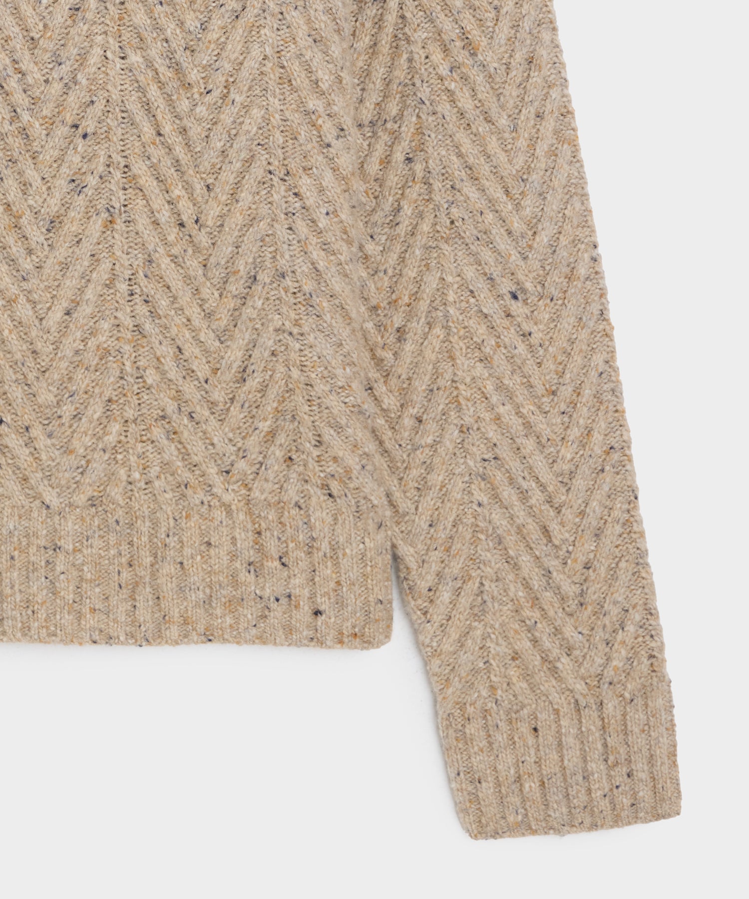 Donegal Cable Knit Sweater - Image 7