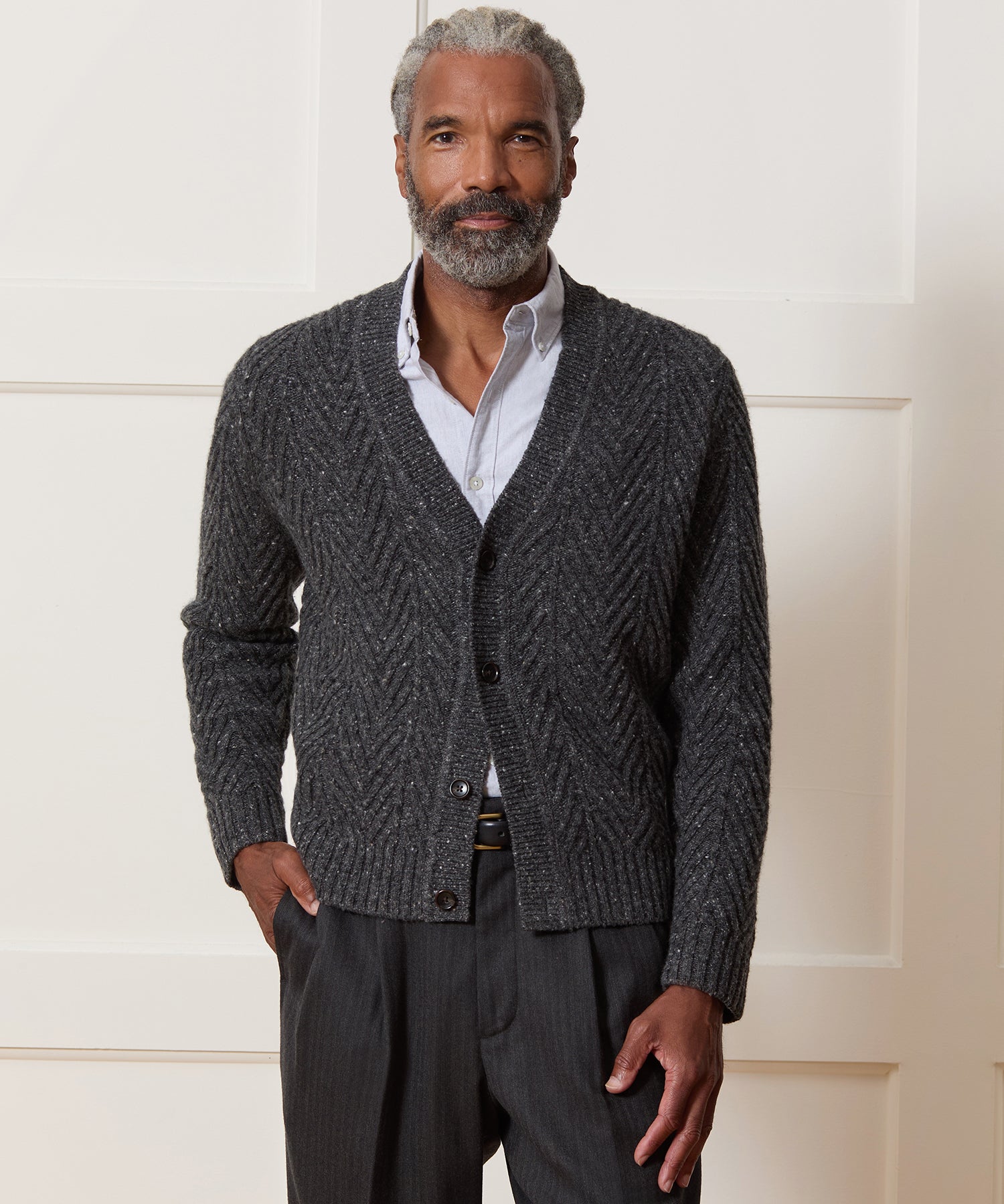 Donegal Cable Knit Cardigan - Image 2