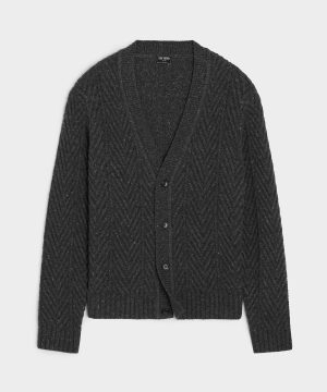 Donegal Cable Knit Cardigan