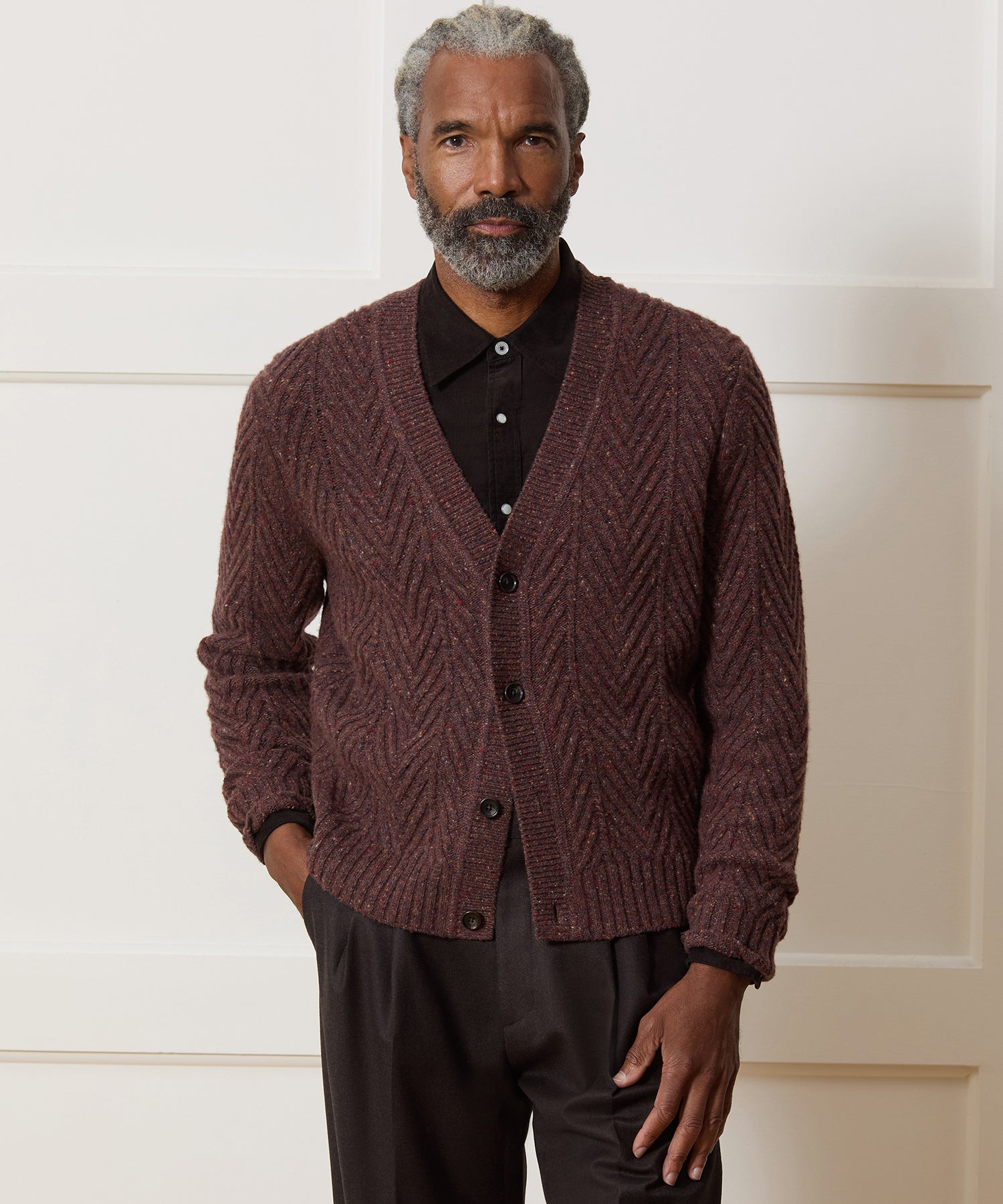Donegal Cable Knit Cardigan - Image 2
