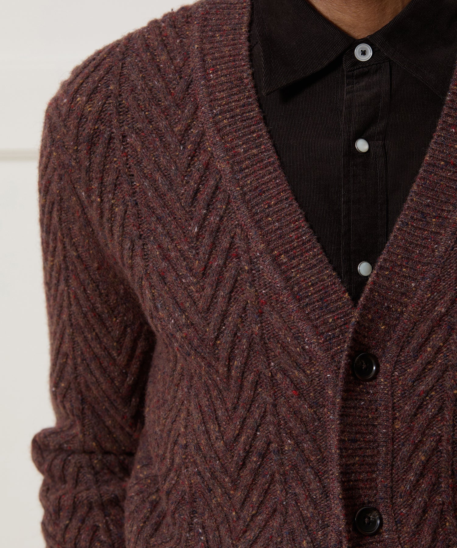 Donegal Cable Knit Cardigan - Image 4