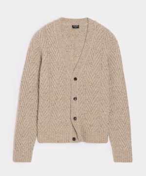 Donegal Cable Knit Cardigan
