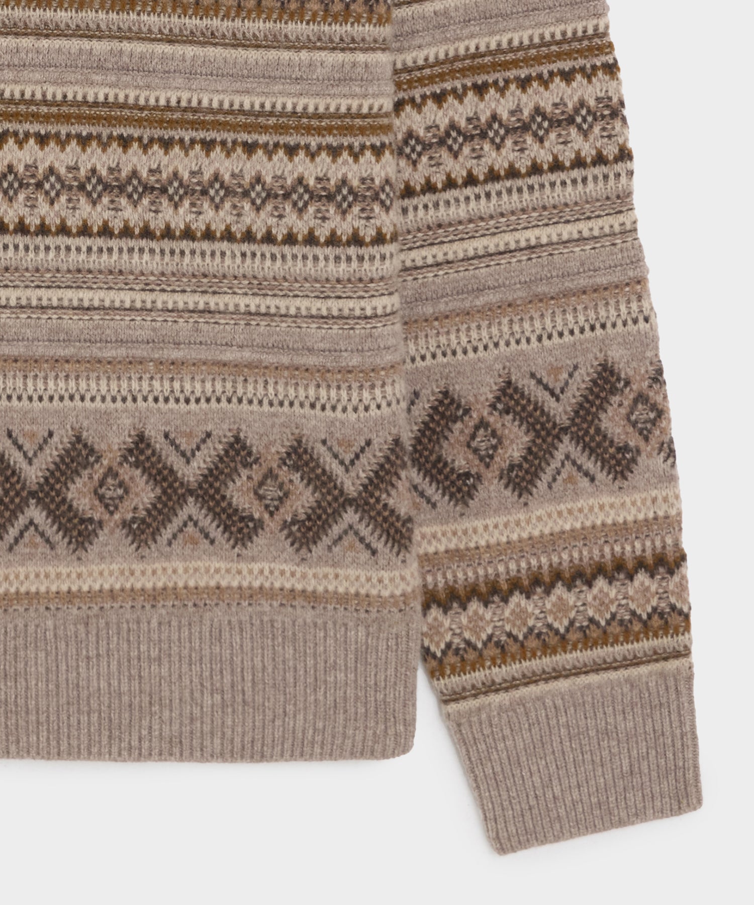 Merino Fair Isle Crewneck Sweater - Image 7