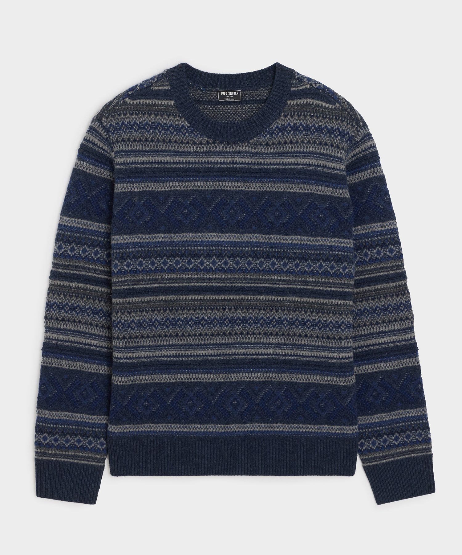 Merino Fair Isle Crewneck Sweater