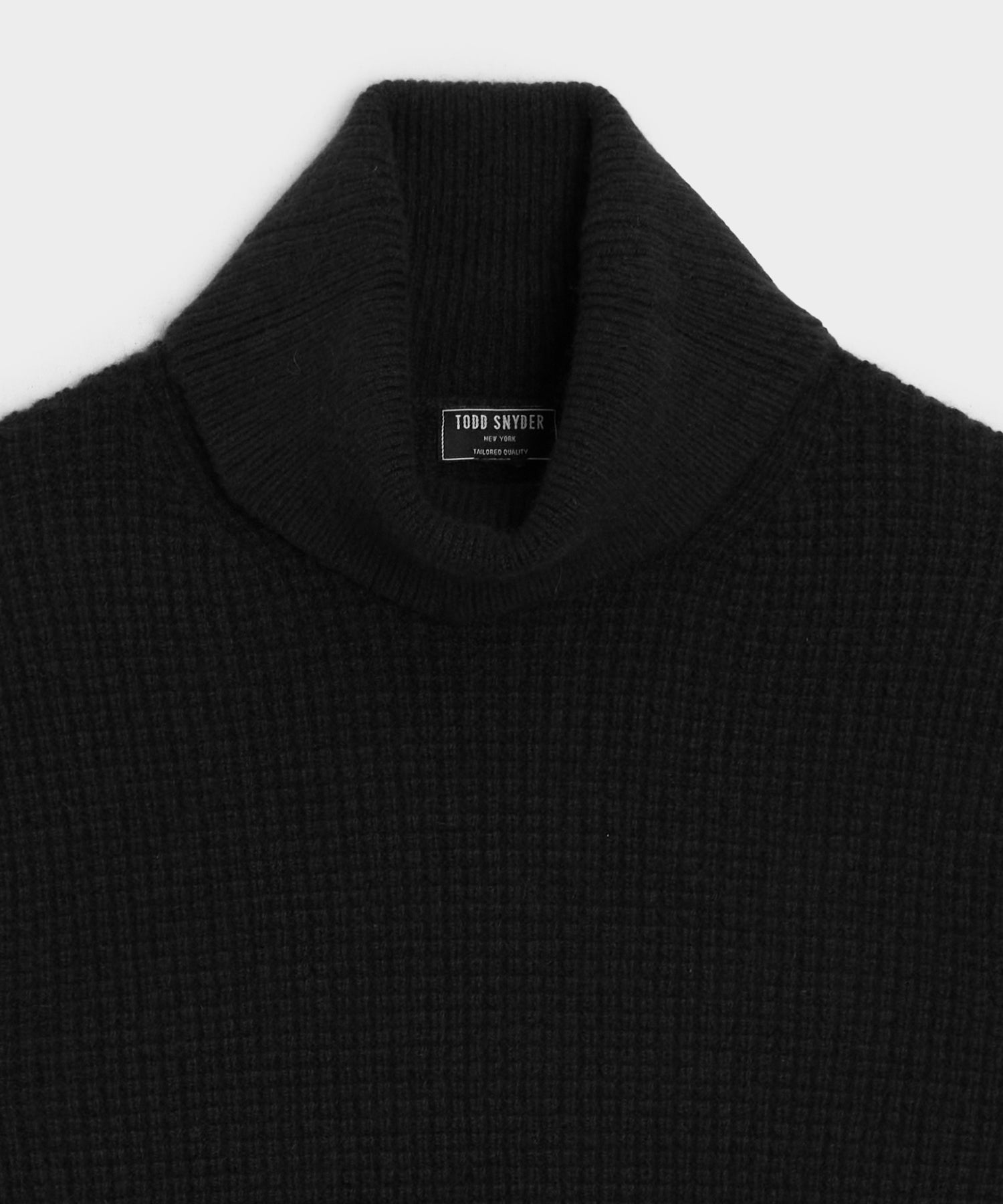 Waffle Cashmere Turtleneck - Image 6