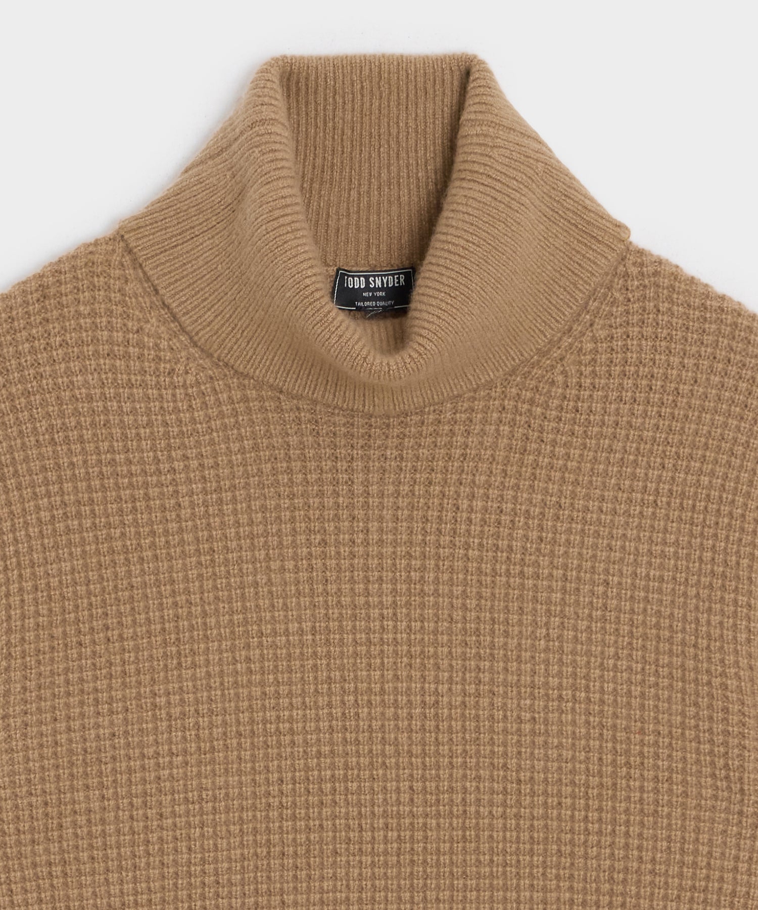 Waffle Cashmere Turtleneck - Image 6