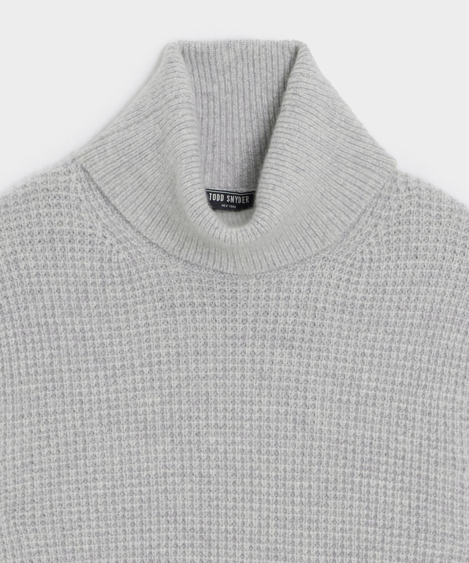 Waffle Cashmere Turtleneck - Image 6