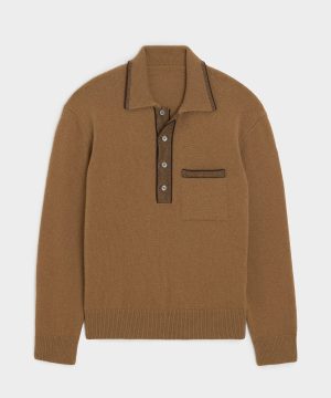 Wool Tipped Sweater Polo