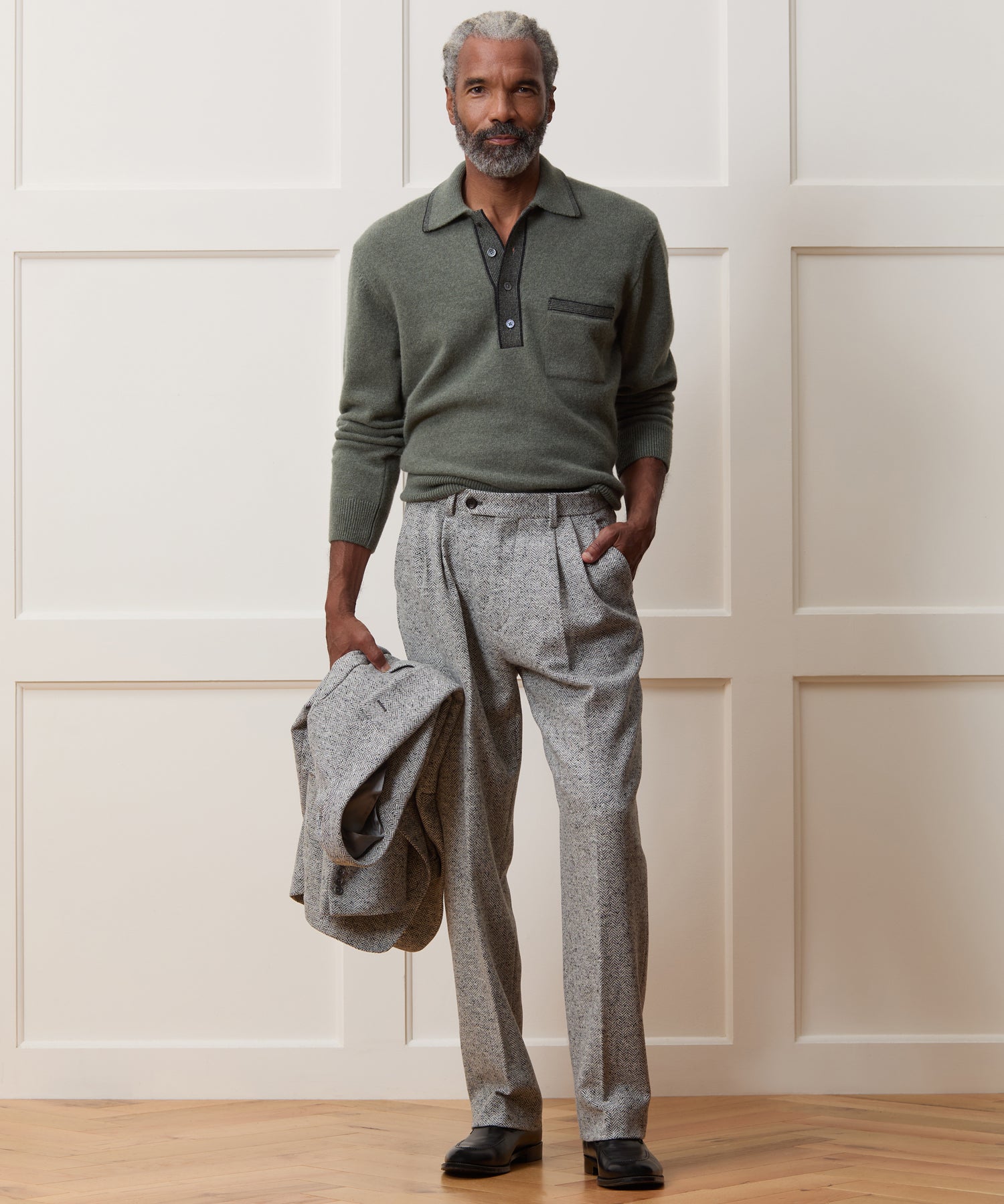 Wool Tipped Sweater Polo - Image 3