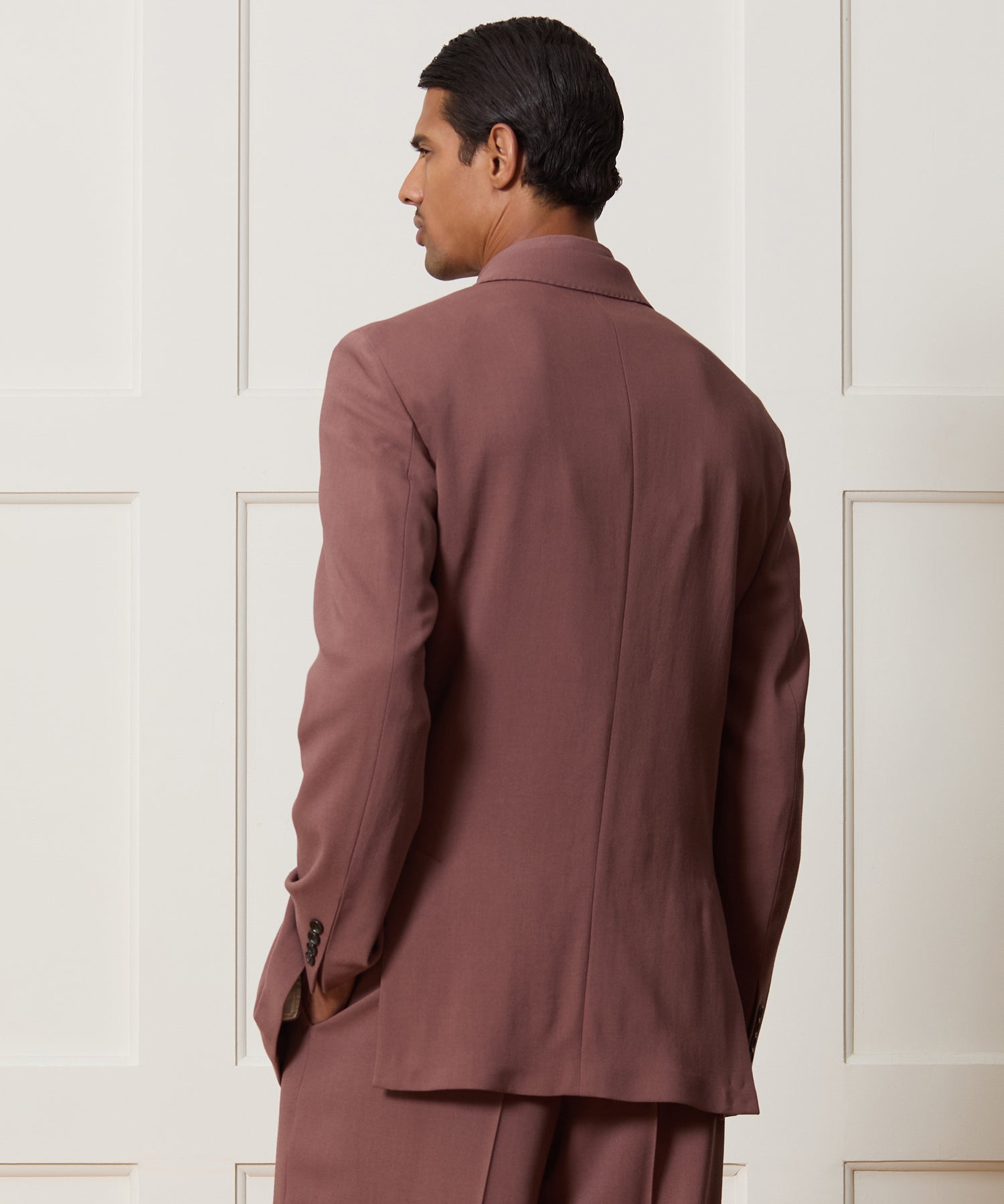 Italian Crepe Double-Breasted Wythe Jacket - Image 3