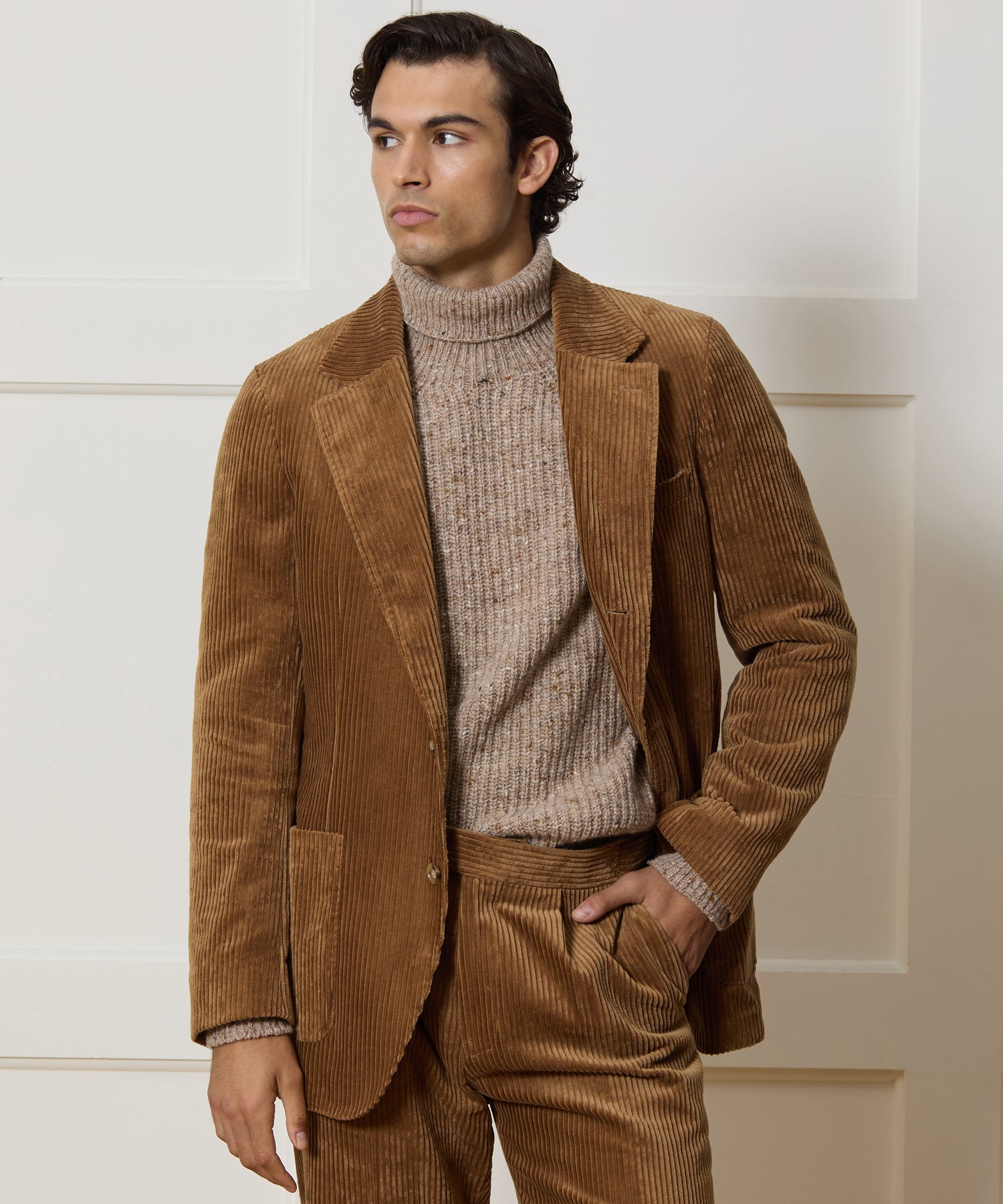 Italian Wide Wale Corduroy Madison Jacket - Image 2