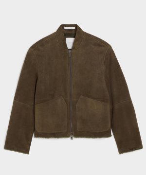 Italian Shearling Aviator Jacket