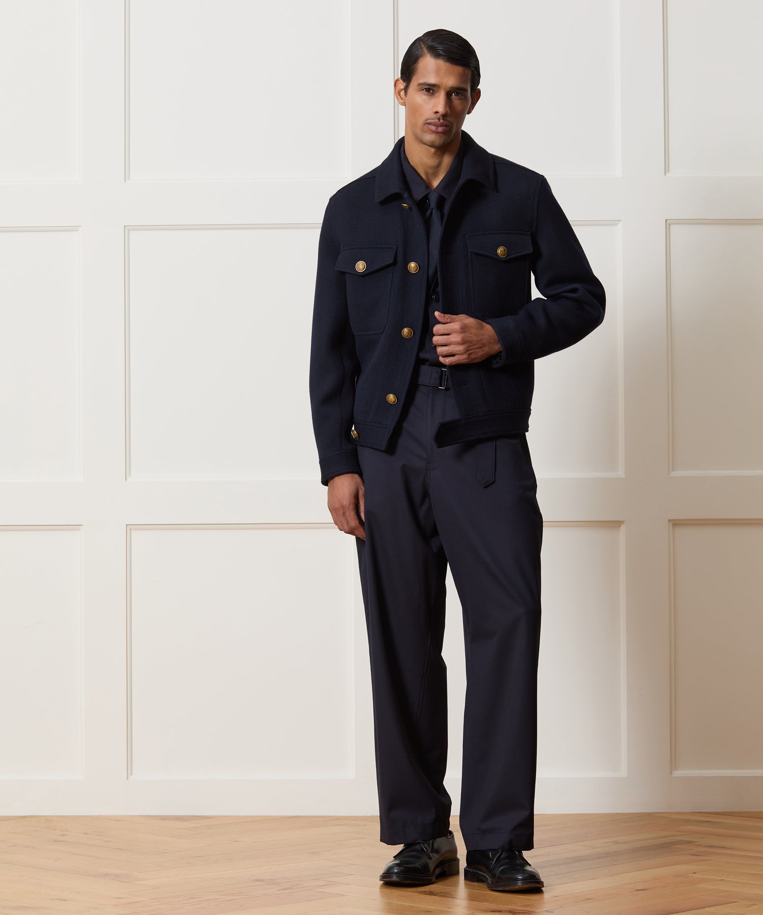 Italian Wool Eisenhower Jacket - Image 3