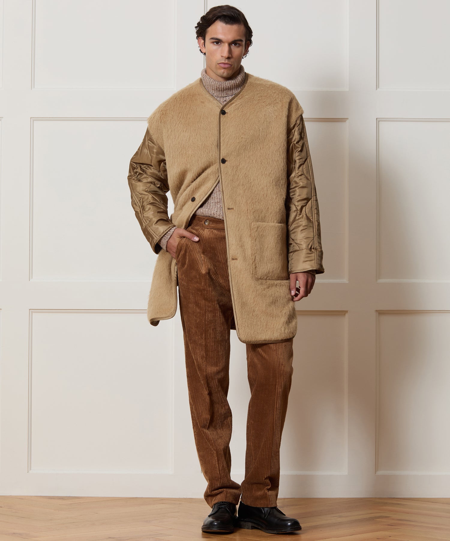 Italian Wool-Alpaca Liner Jacket - Image 3