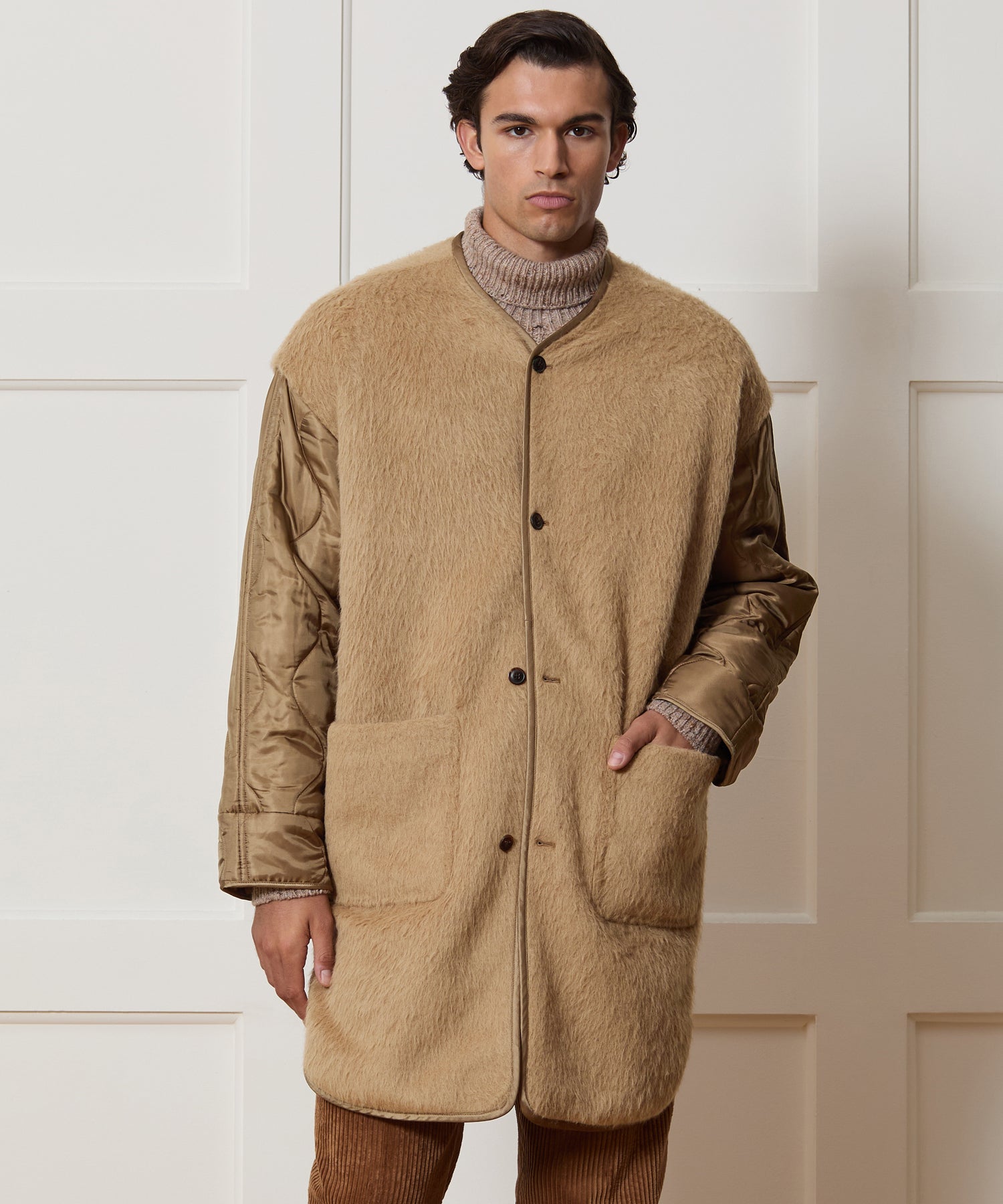 Italian Wool-Alpaca Liner Jacket - Image 2