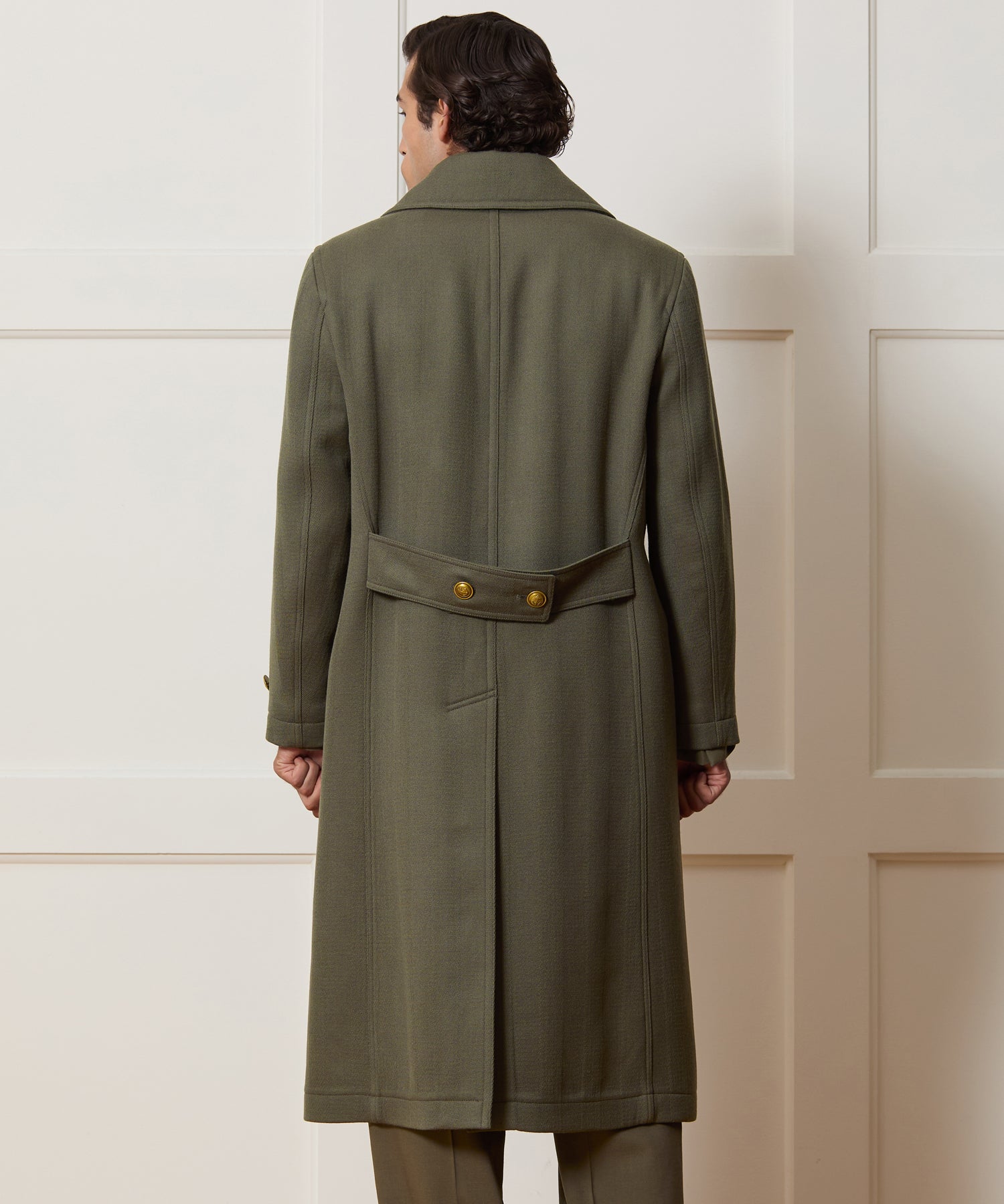 Italian Wool Officer Coat - Image 5