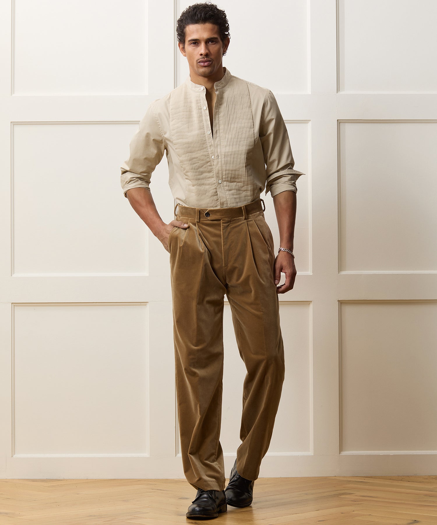 Italian Velvet Wythe Trouser - Image 3