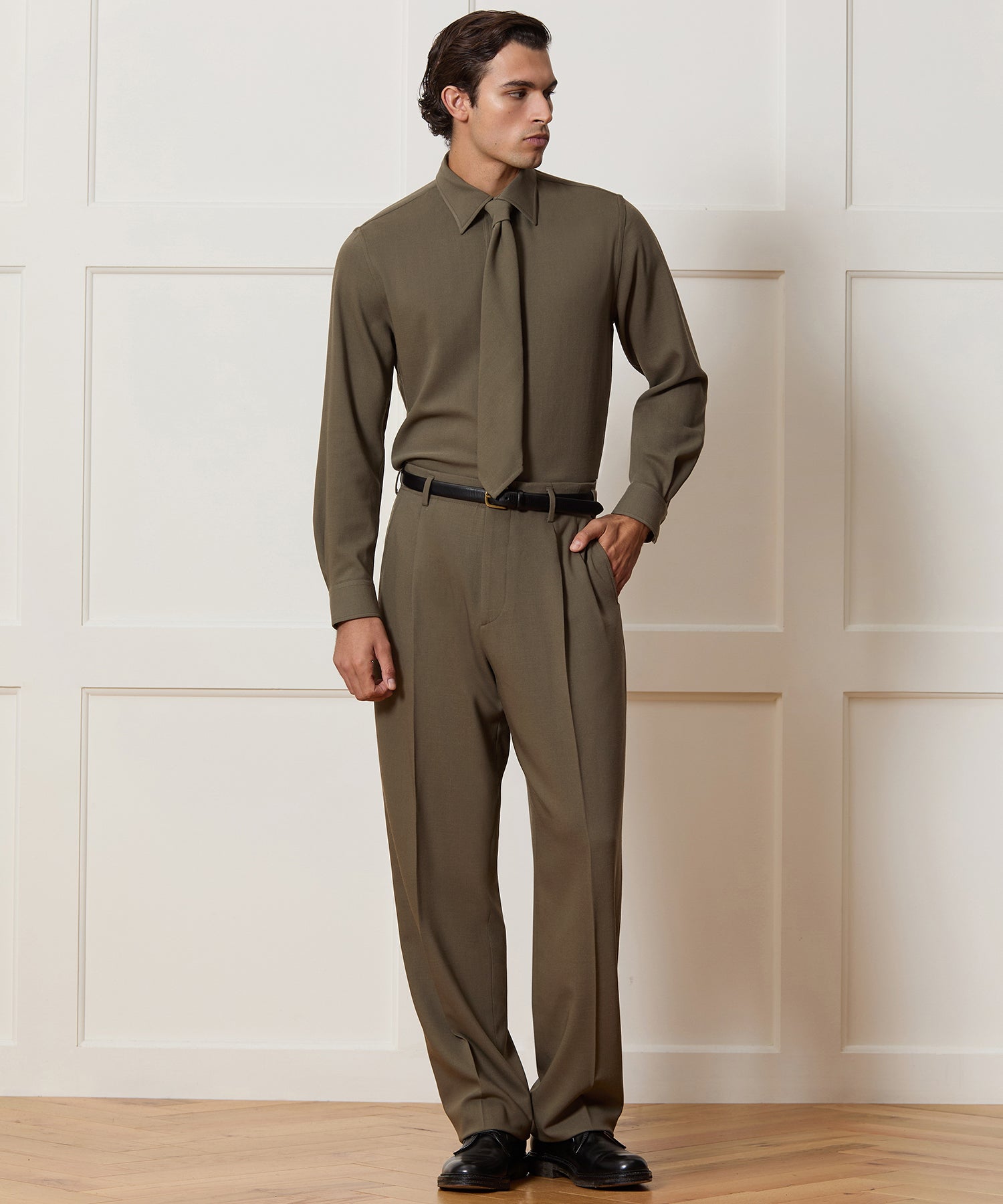 Italian Crepe Hollywood Trouser - Image 3