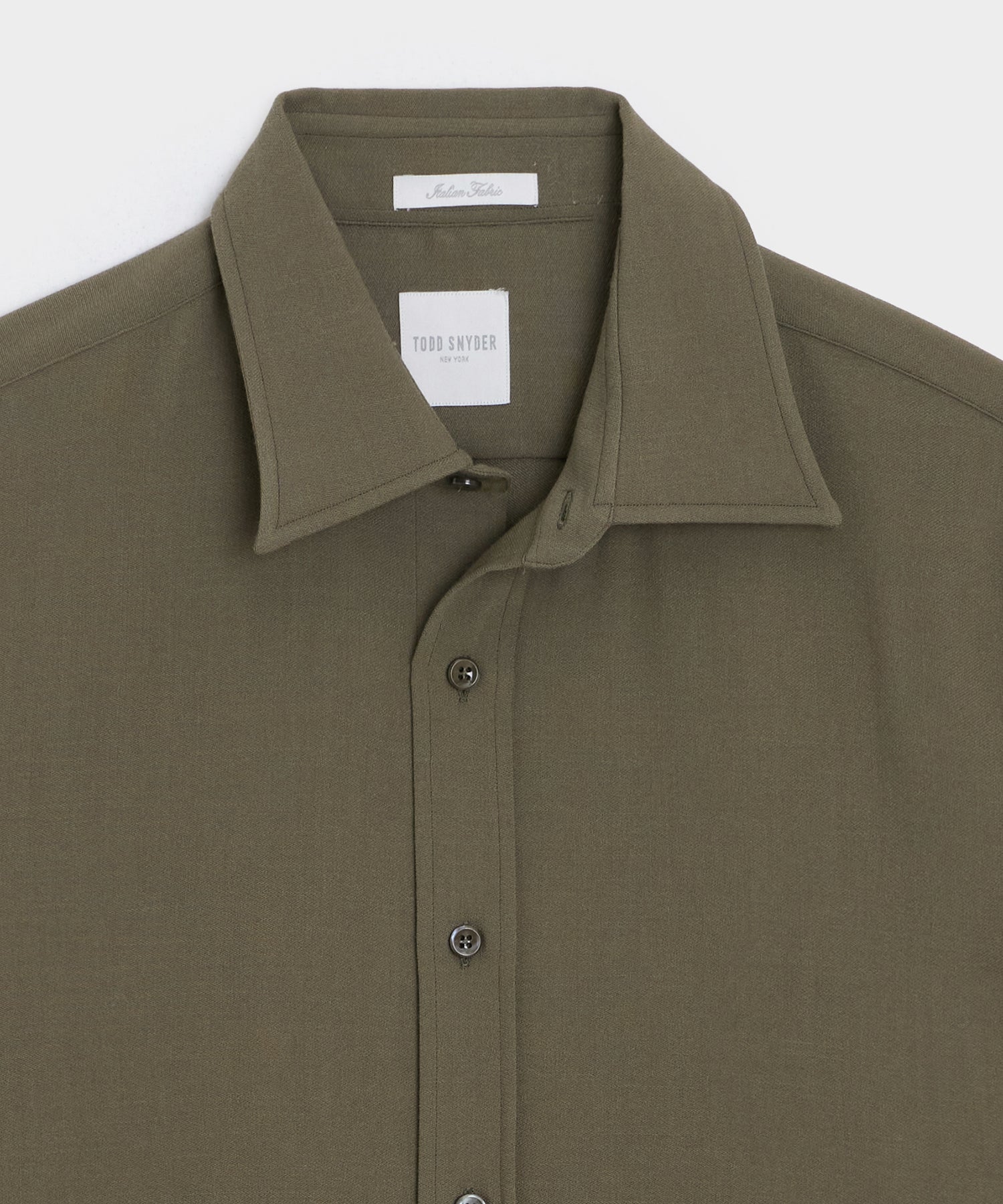 Italian Crepe Wool Shirt - Image 6