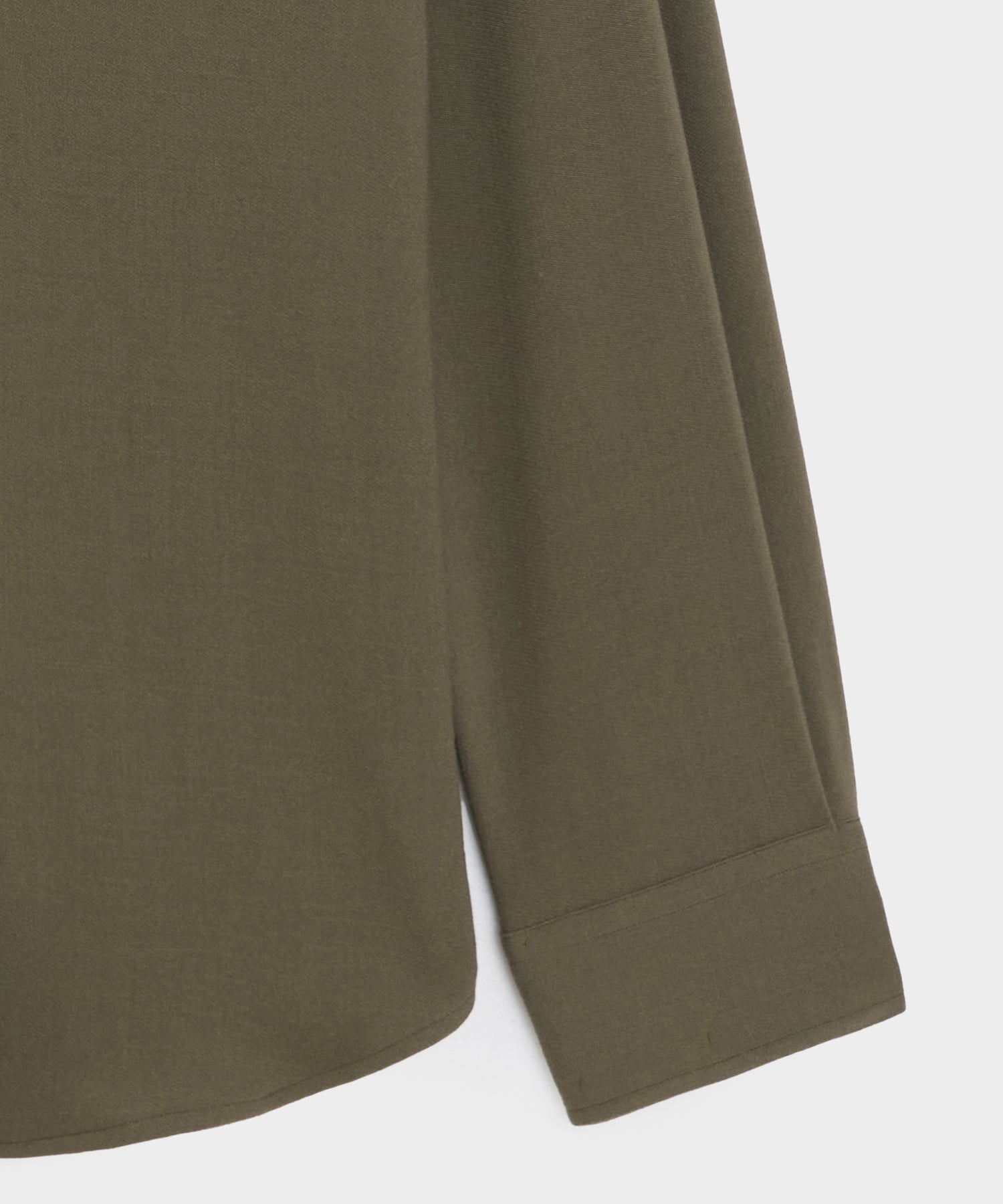 Italian Crepe Wool Shirt - Image 7