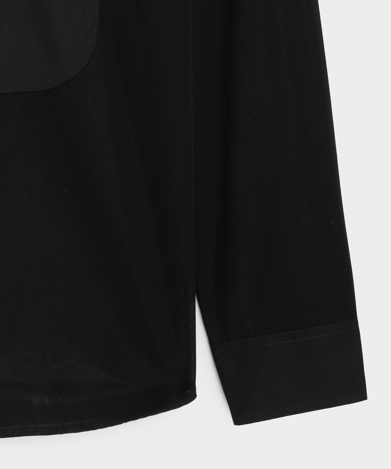 Lightweight Italian Cotton Popover Tuxedo Shirt - Image 7