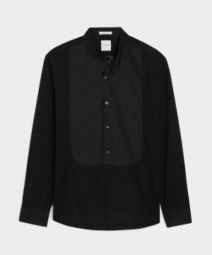 Lightweight Italian Cotton Popover Tuxedo Shirt