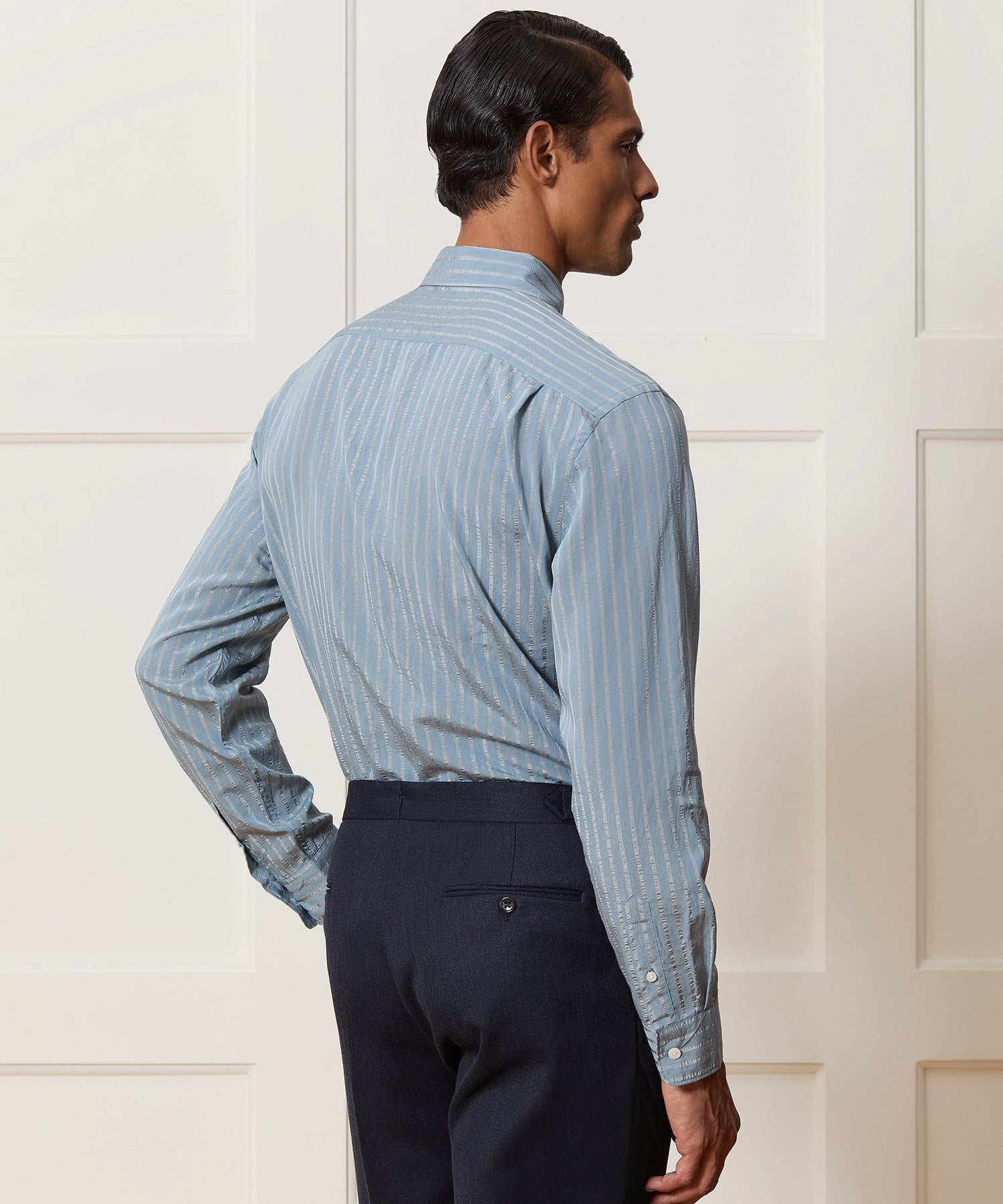 Italian Satin Big Shirt - Image 5