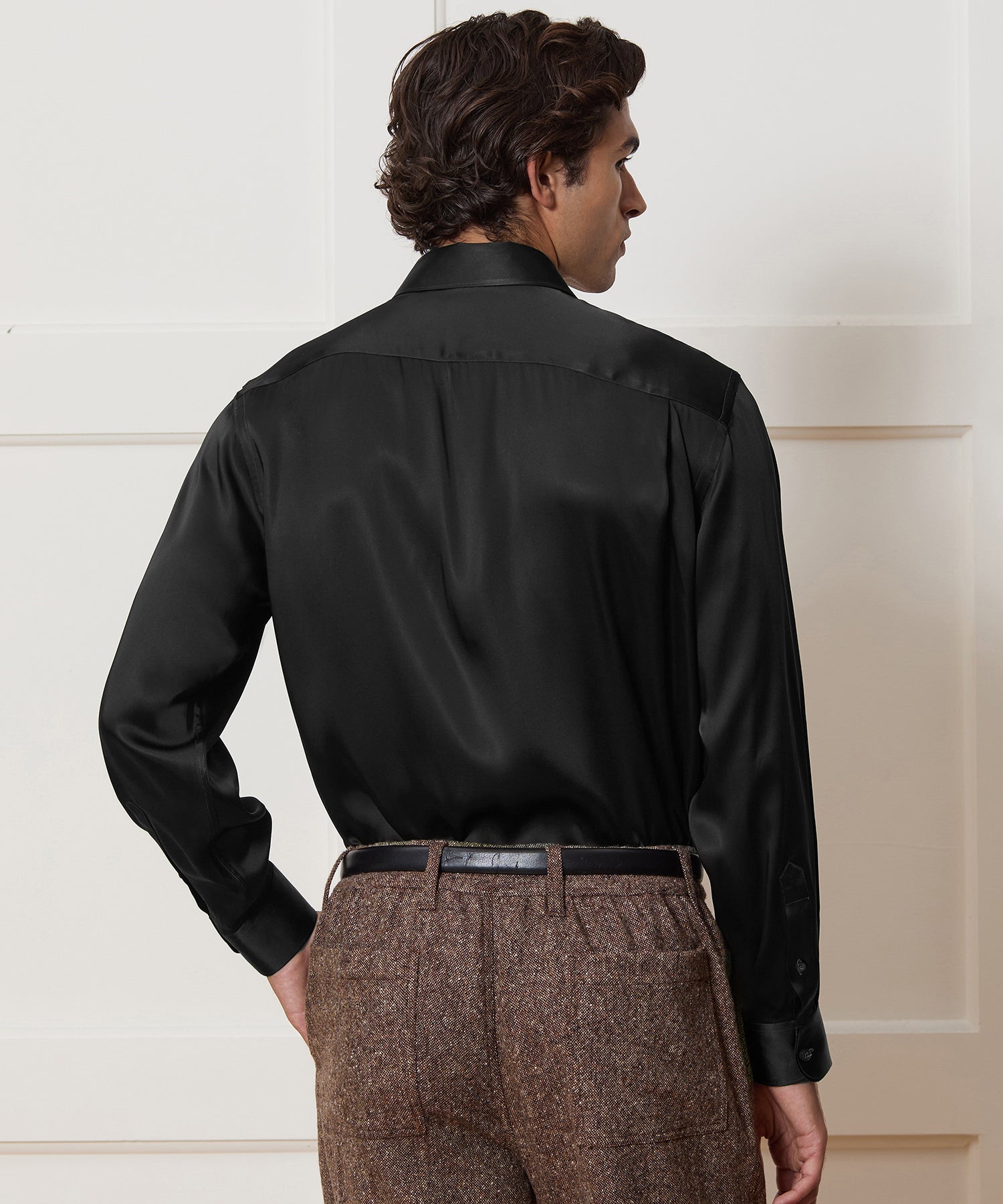 Italian Satin Big Shirt - Image 5