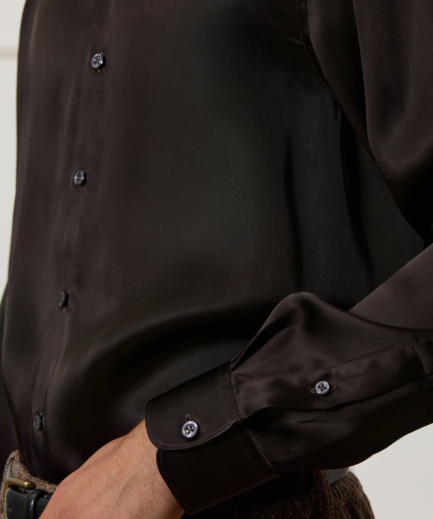Italian Satin Big Shirt - Image 4