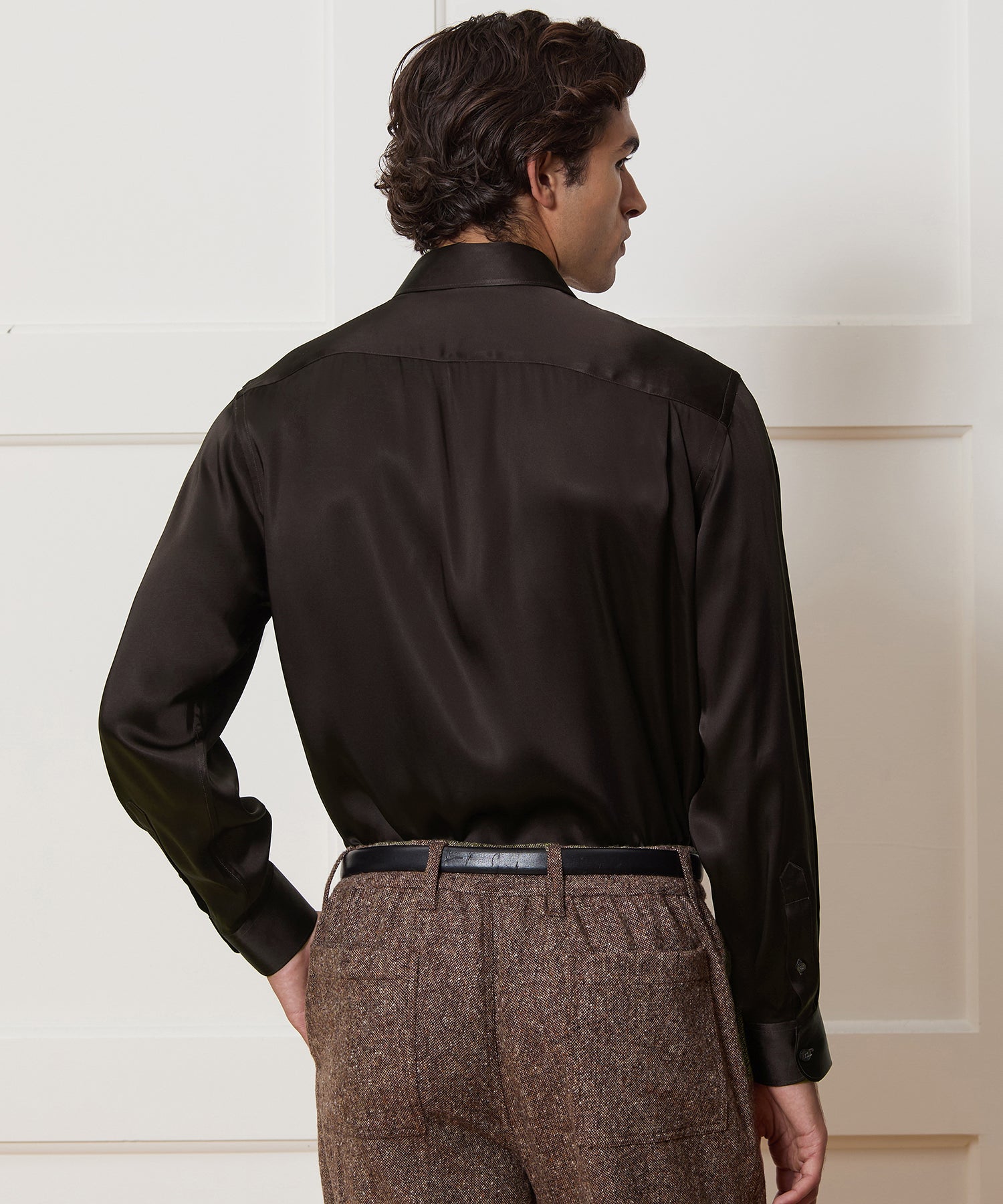 Italian Satin Big Shirt - Image 5