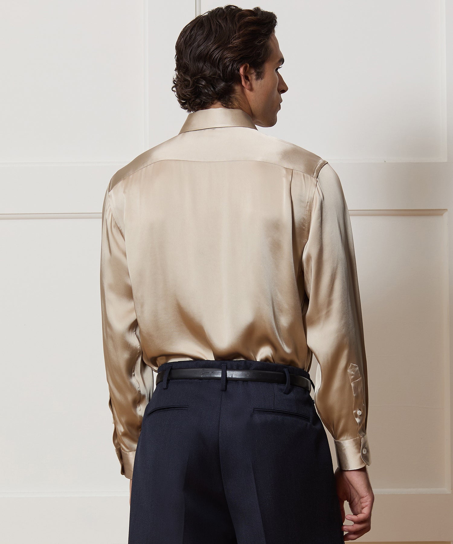 Italian Satin Big Shirt - Image 5
