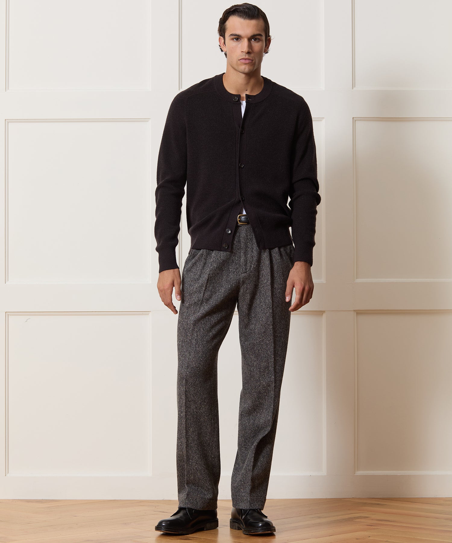 Merino Crewneck Cardigan - Image 3