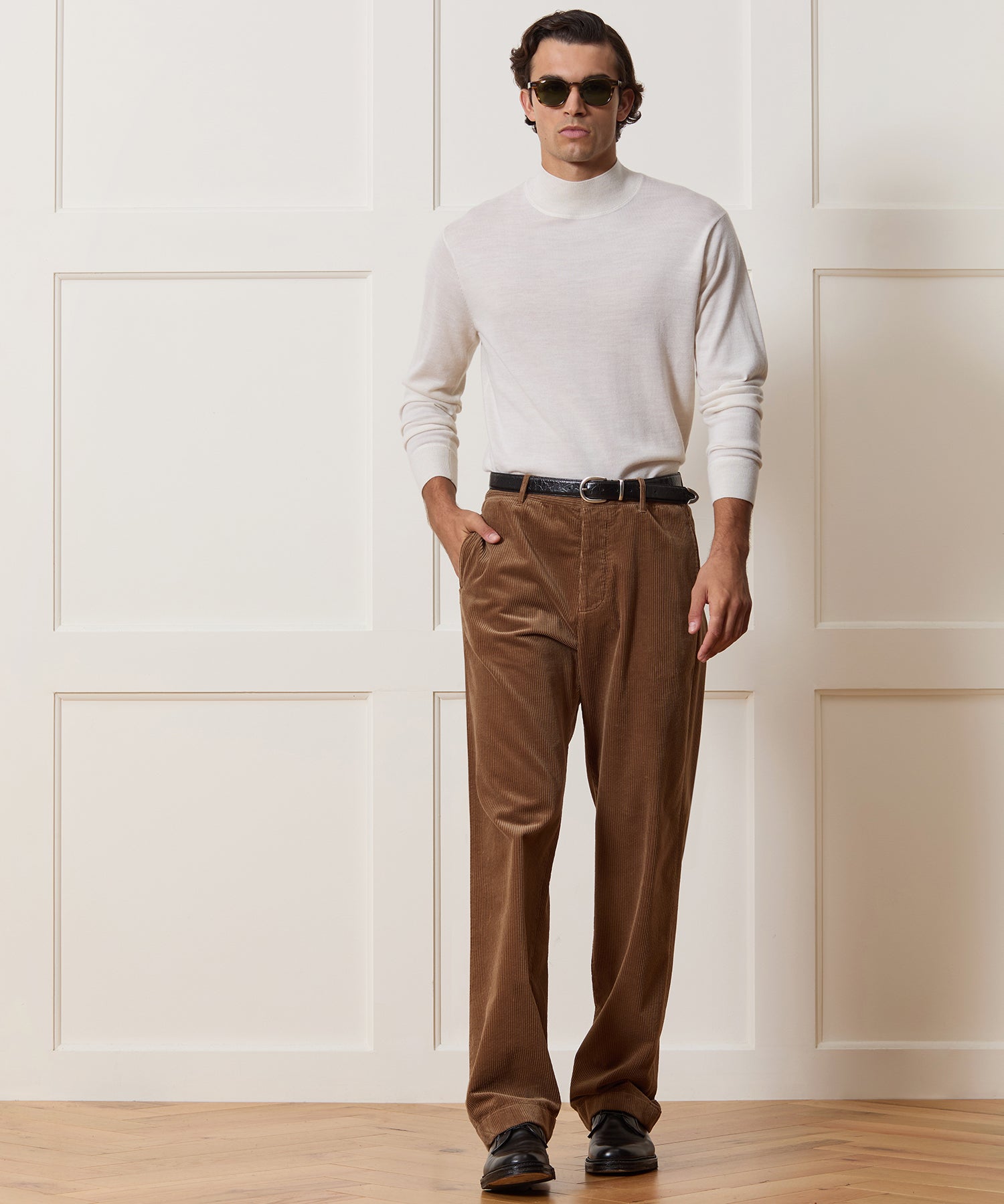Merino Mock Neck Sweater - Image 3