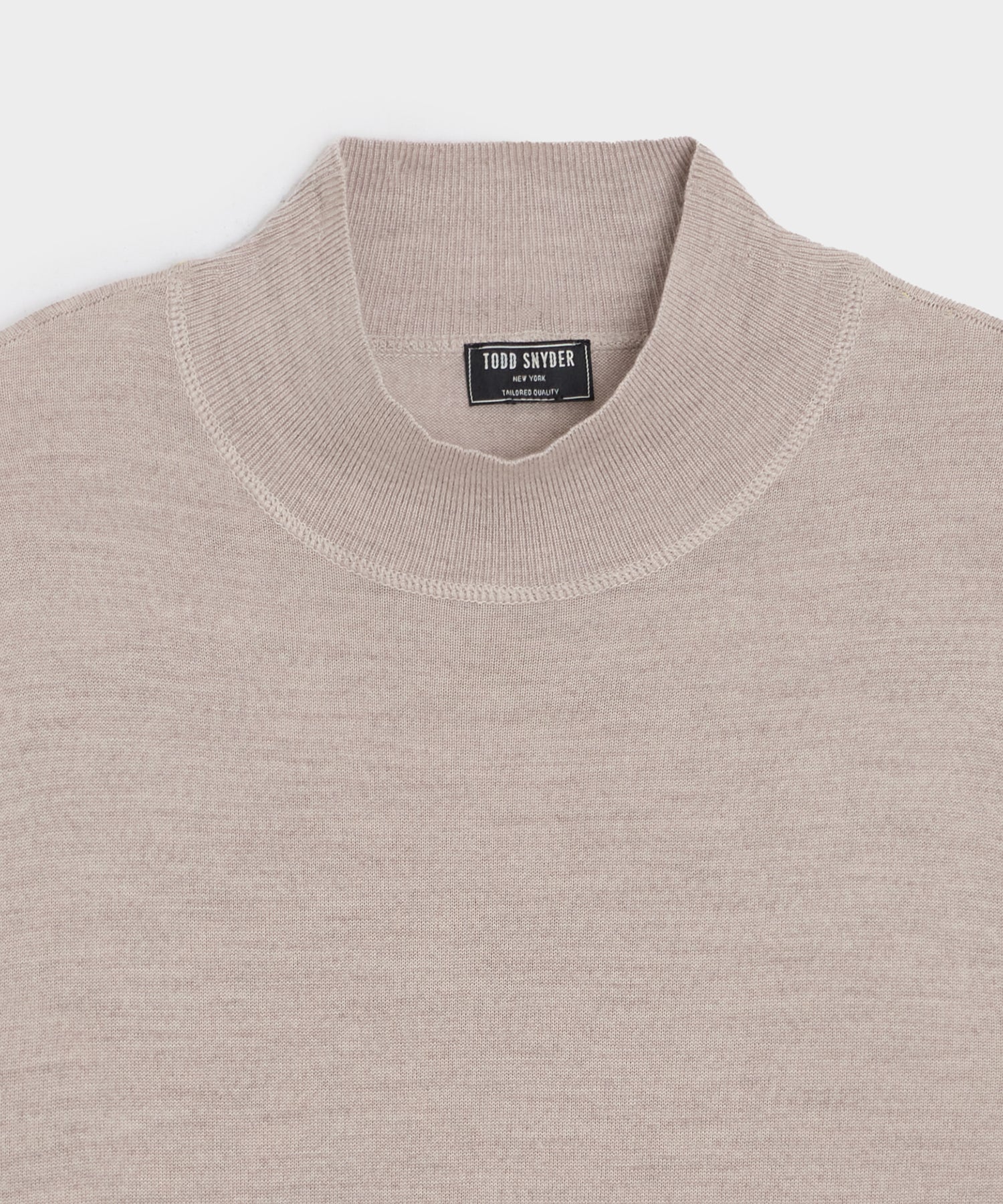 Merino Mock Neck Sweater - Image 6