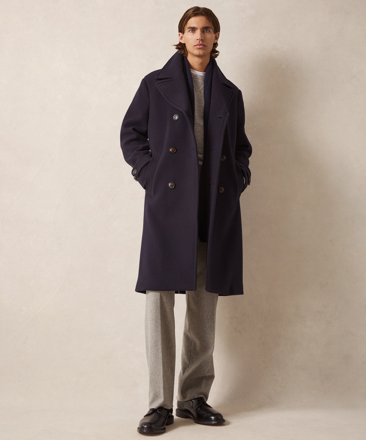 Italian Wool Officer Coat - Image 2