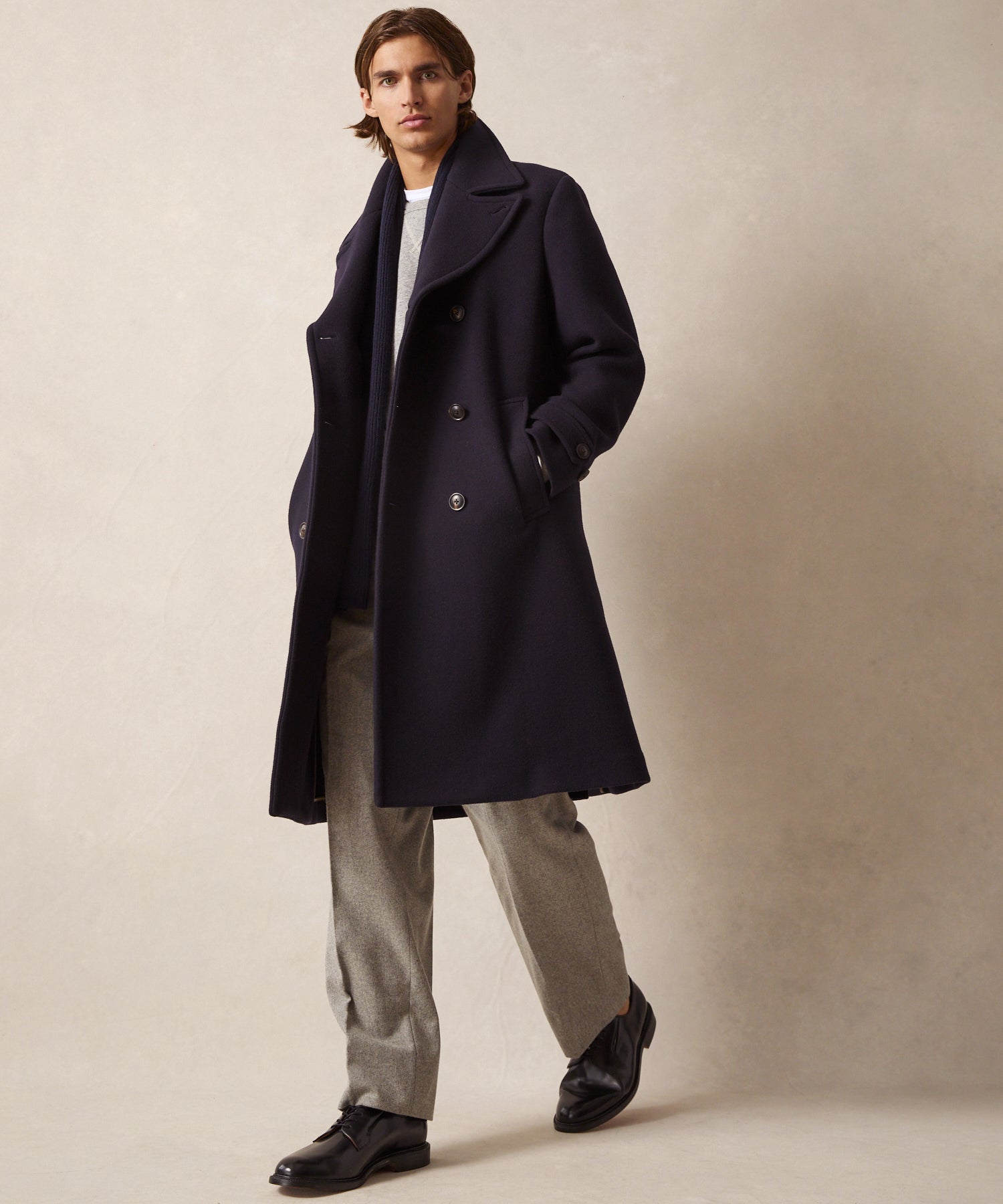 Italian Wool Officer Coat - Image 3