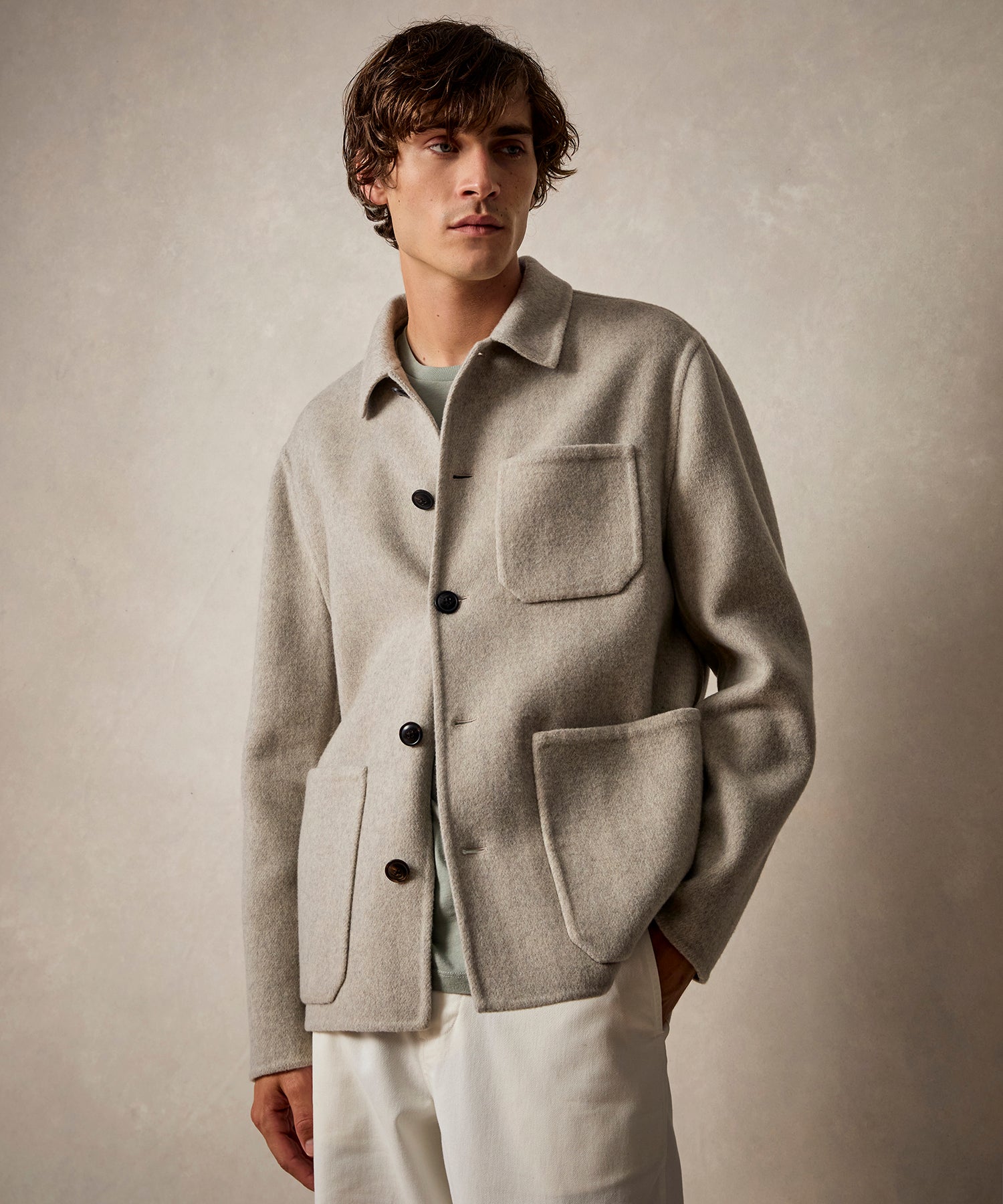 Italian Cashmere Chore Coat - Image 2