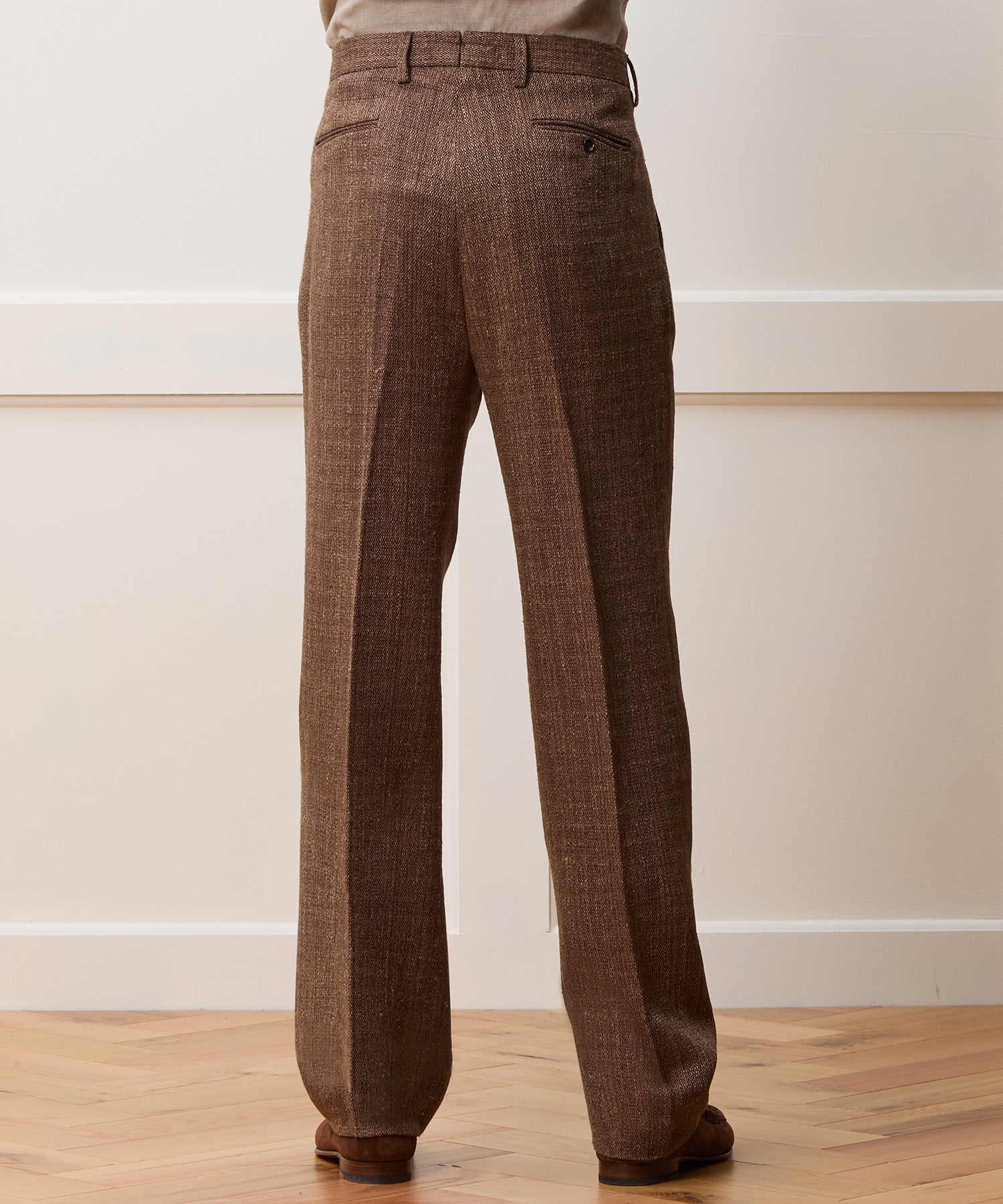 Italian Linen Silk Donegal Wythe Trouser - Image 4