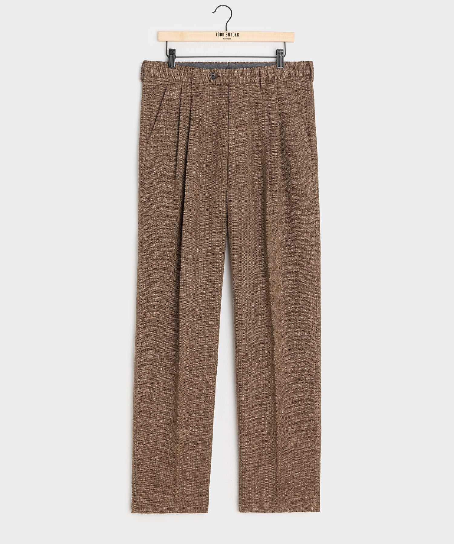 Italian Linen Silk Donegal Wythe Trouser