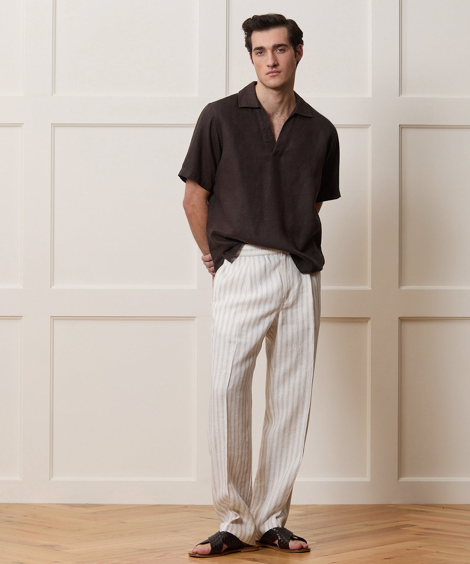 Relaxed Linen Leisure Pant - Image 4