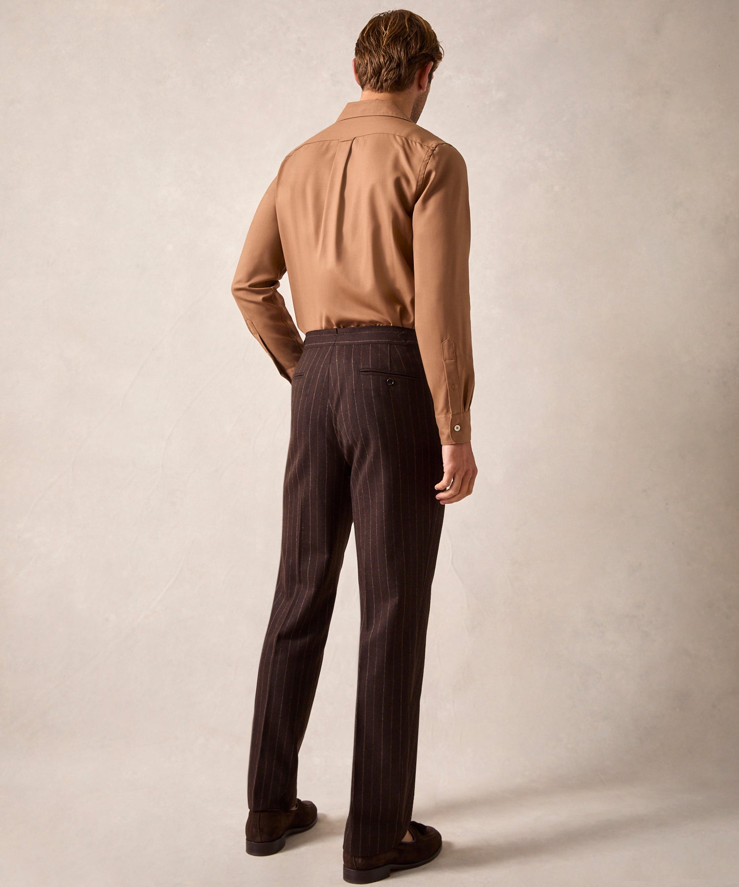 Italian Flannel Side Tab Trouser - Image 5