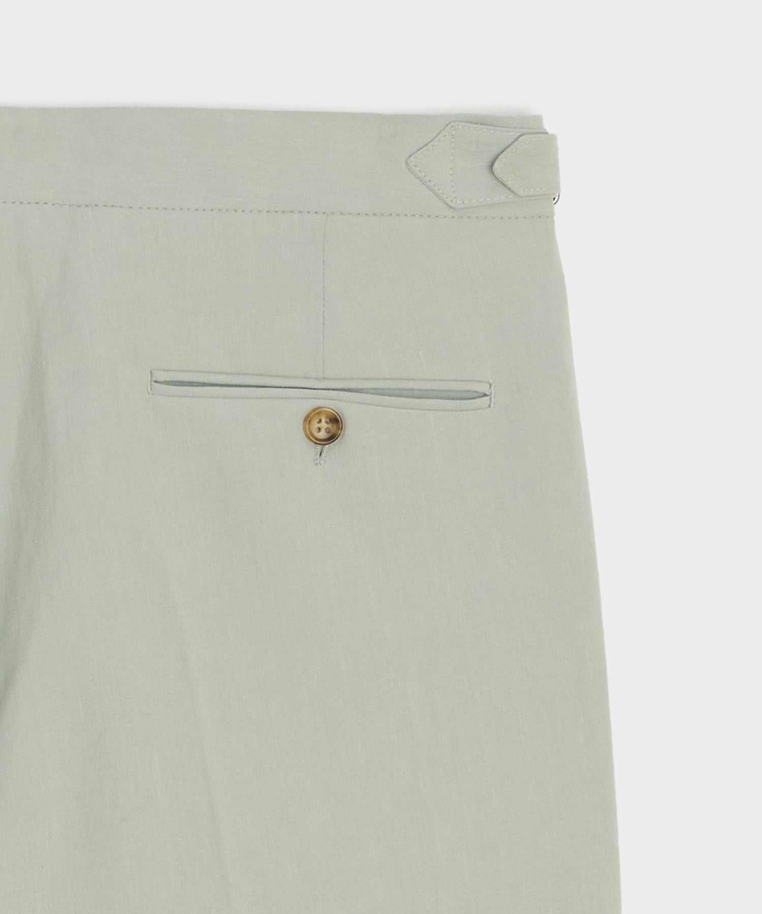 Italian Sueded Linen Side Tab Trouser - Image 7