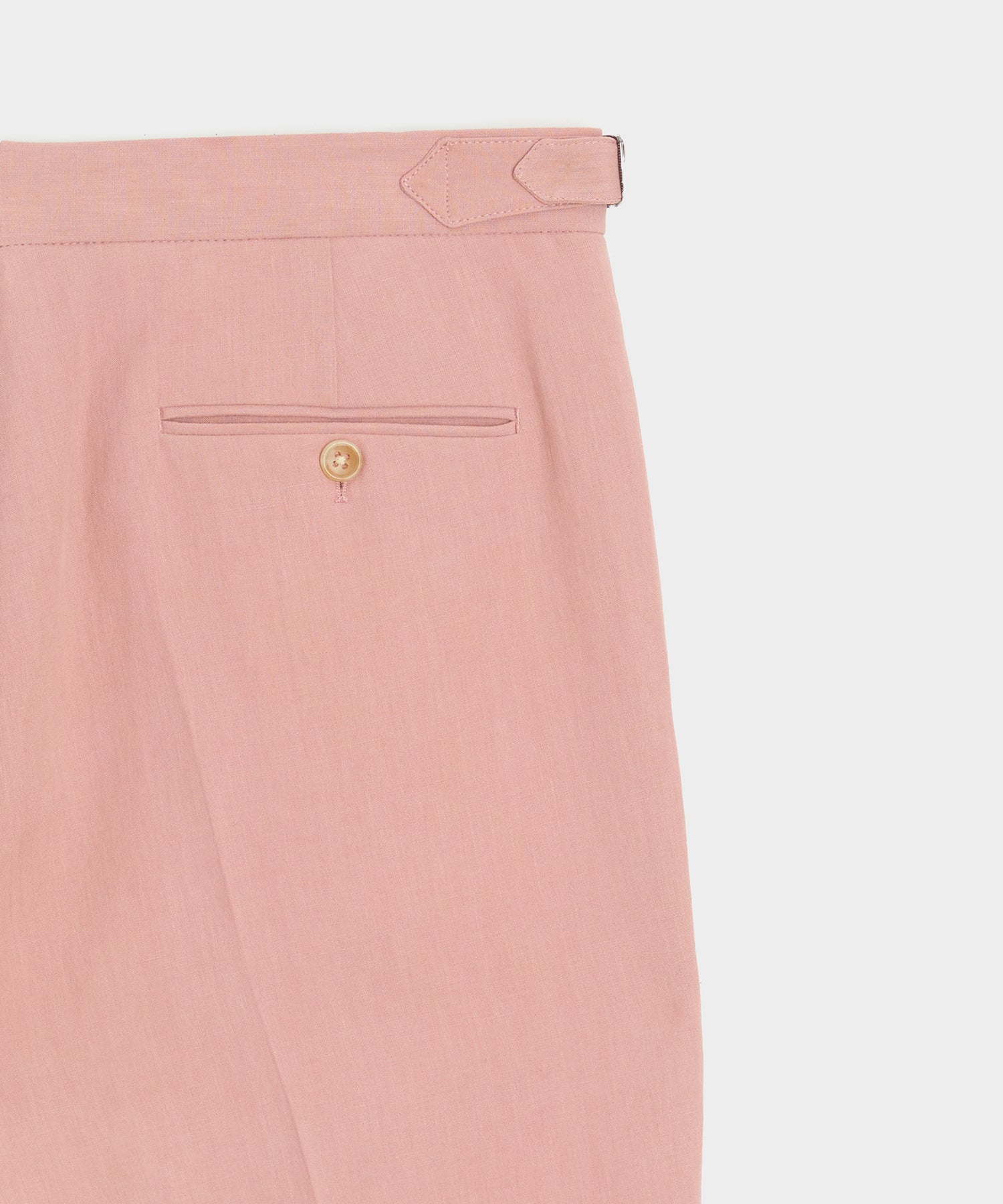 Italian Sueded Linen Side Tab Trouser - Image 7