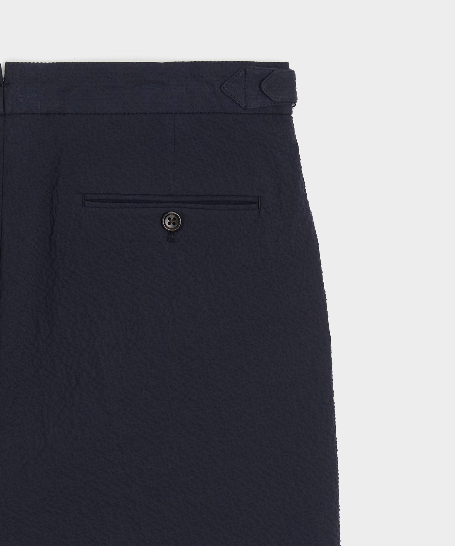 Italian Seersucker Side Tab Trouser - Image 5