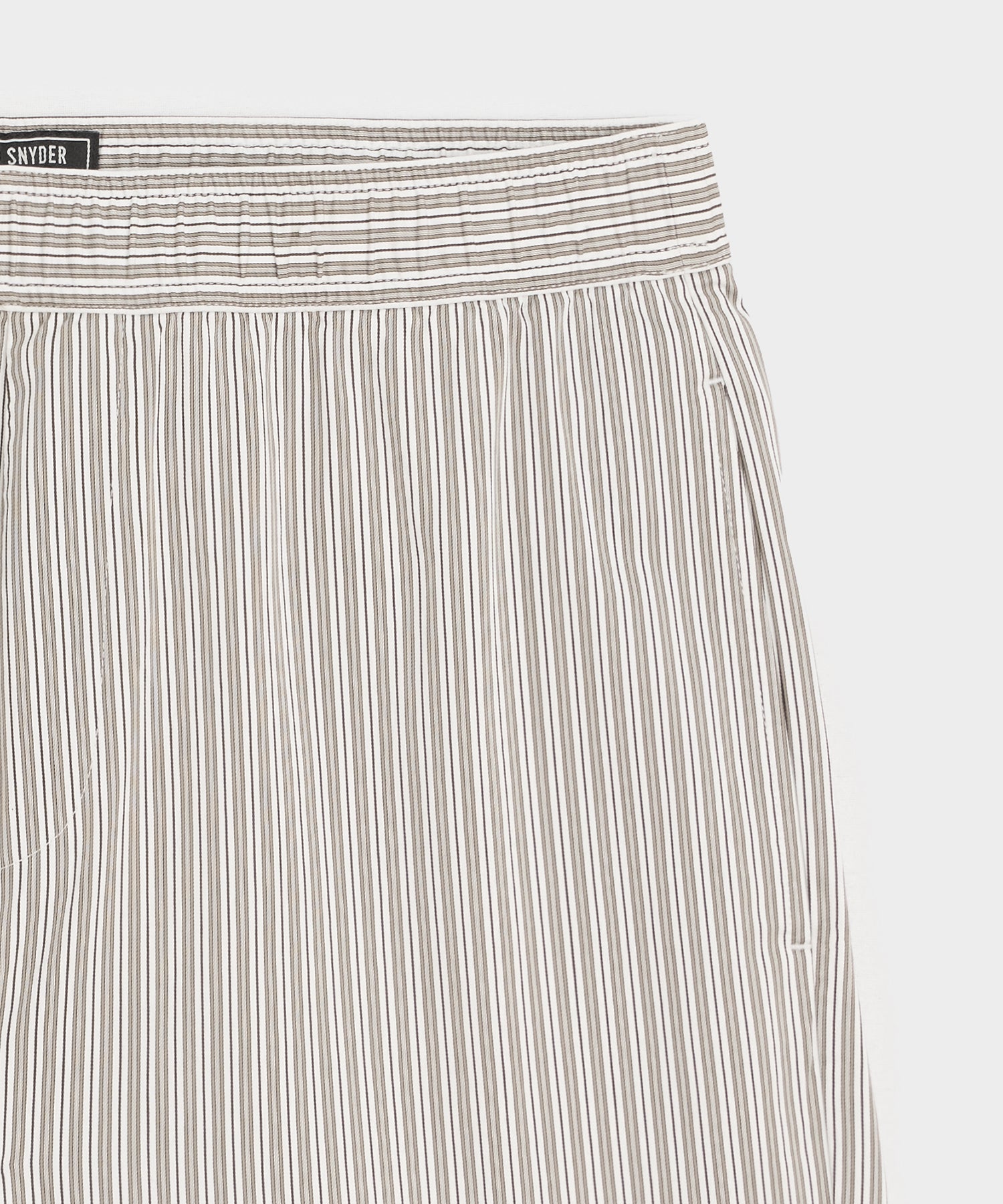 5 Striped Poplin Short - Image 6