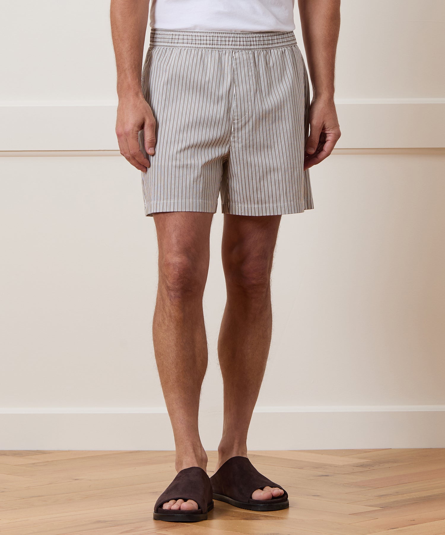 5 Striped Poplin Short - Image 2
