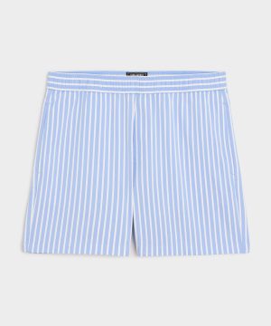 5 Striped Poplin Short